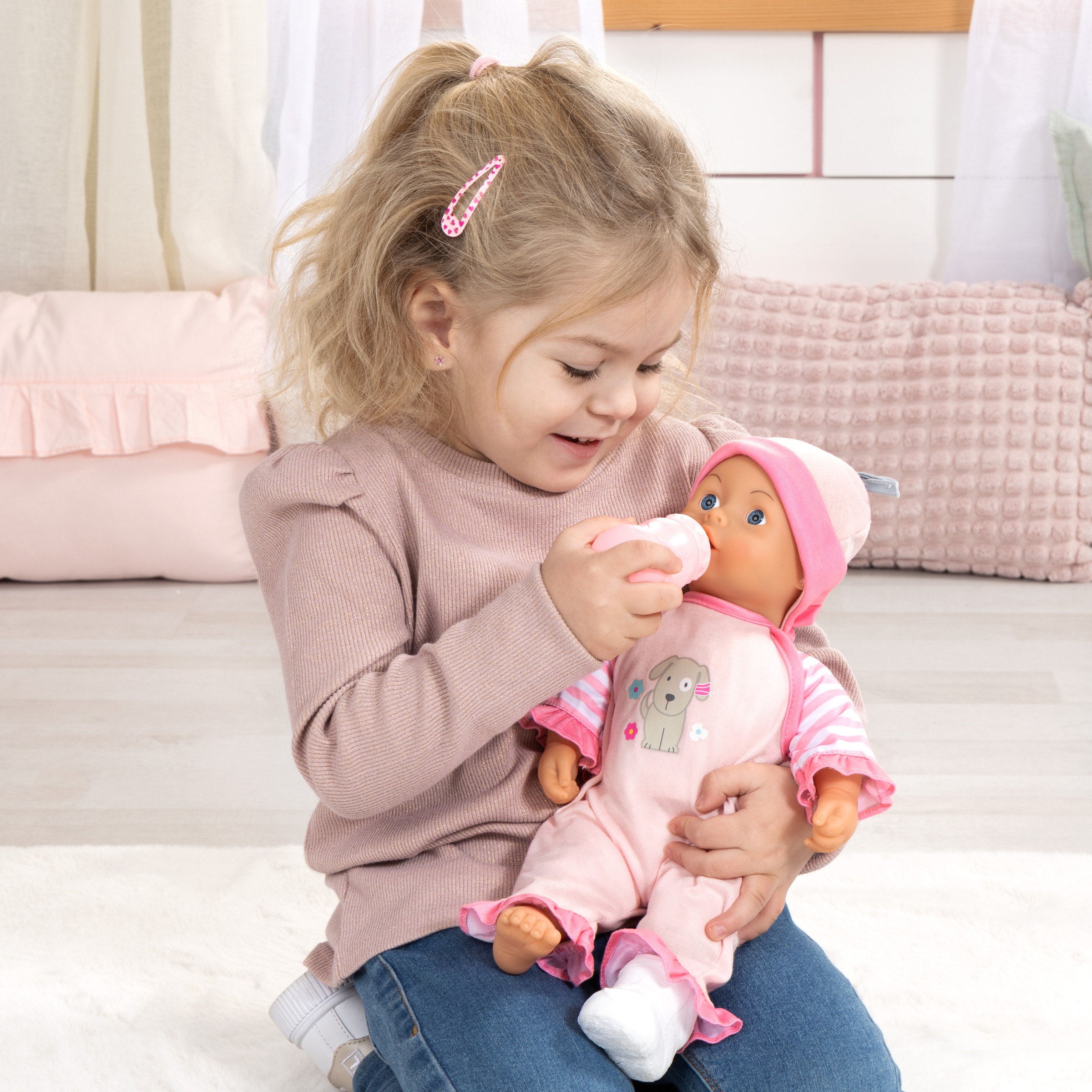 Bayer Babypuppe »Doktor Baby 36 cm« mit Funktion