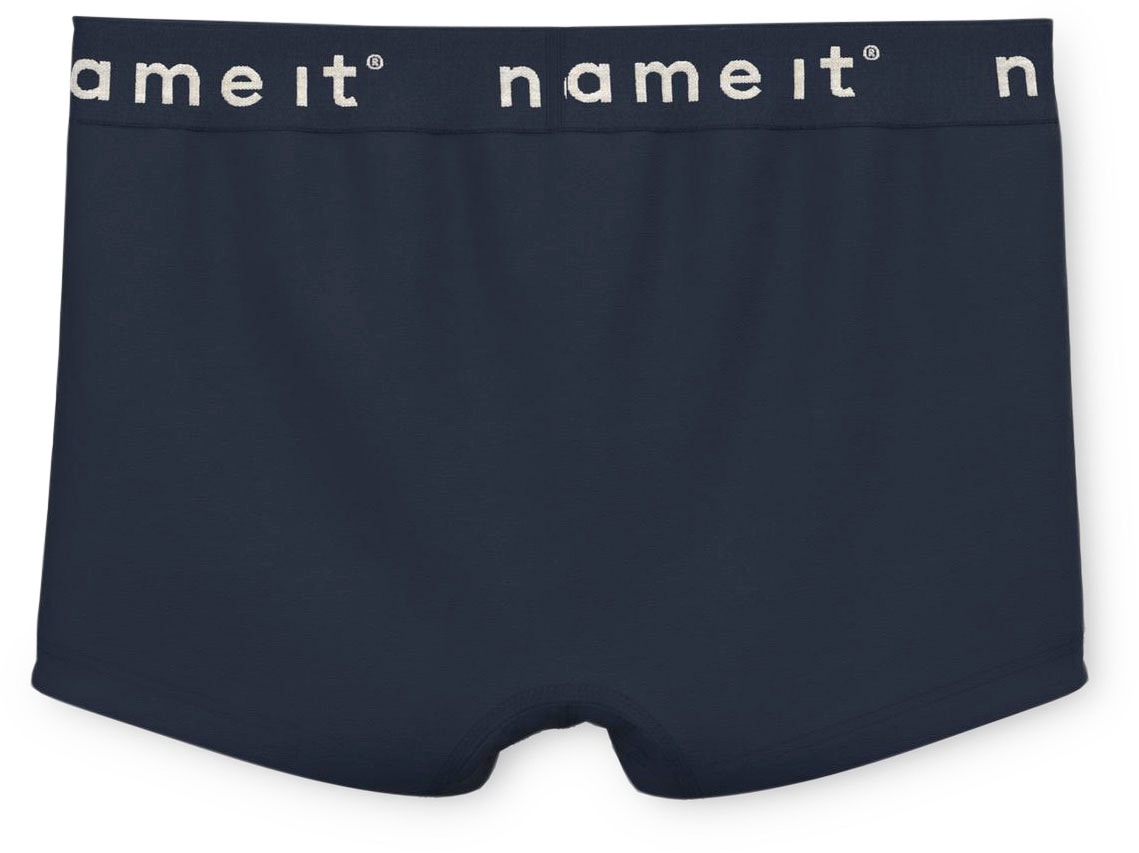 Name It Trunk »NKMBOXER 3P« Packung, 3 Stk. eng, Jersey, Logoschriftzug, angesetztes Bündchen