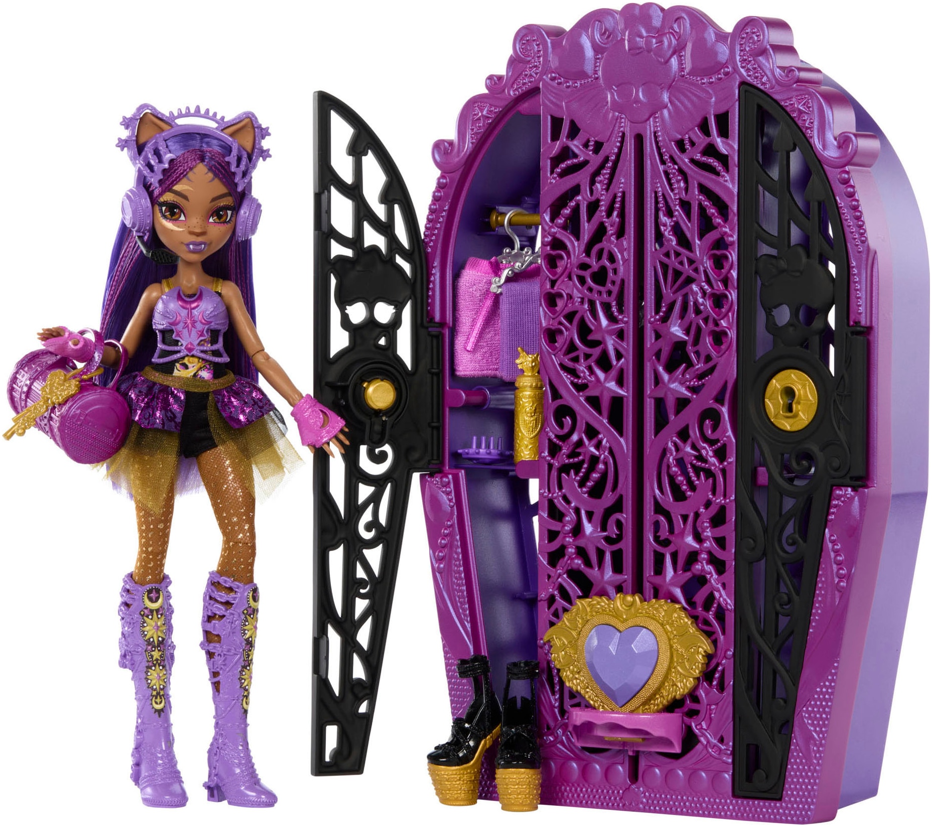 Anziehpuppe »Skulltimate Secrets: Monster Mysteries, Clawdeen Wolf«