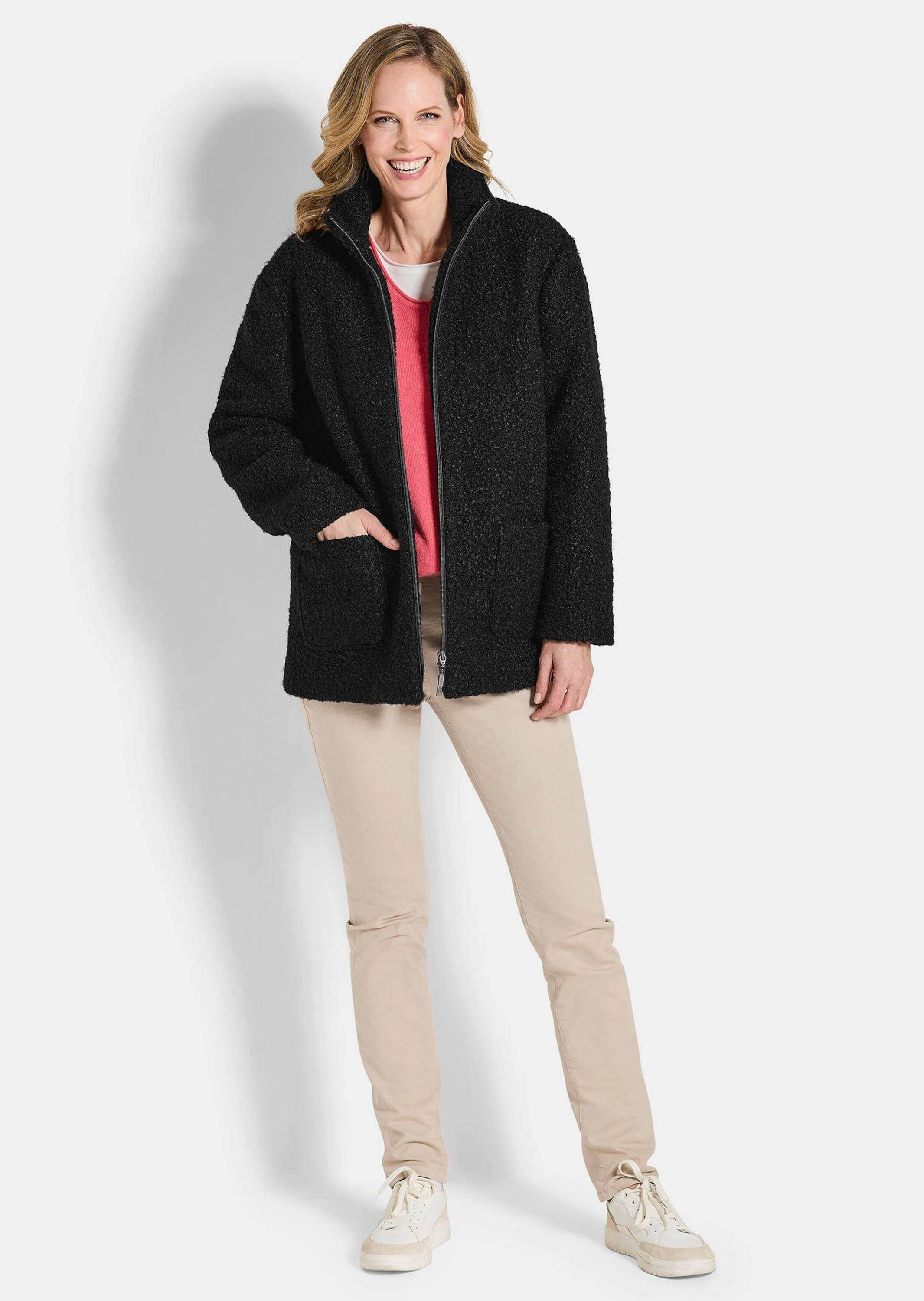 GOLDNER Blouson »Stilvolle Kurzjacke mit Stehkragen« mit 2 aufgesetzten Taschen