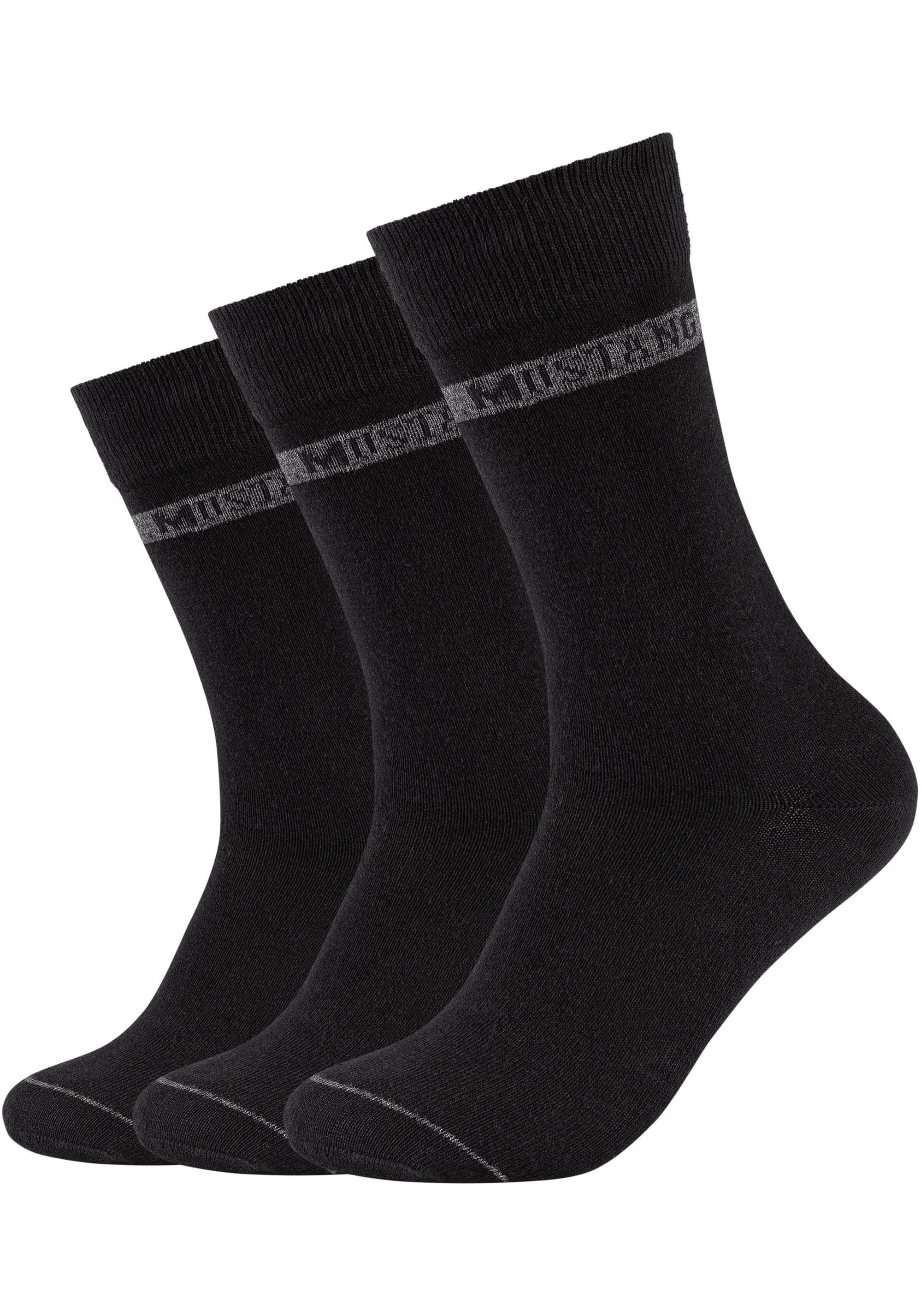 MUSTANG Socken, (6er Pack), mit Weicher und elastischer Komfortbund