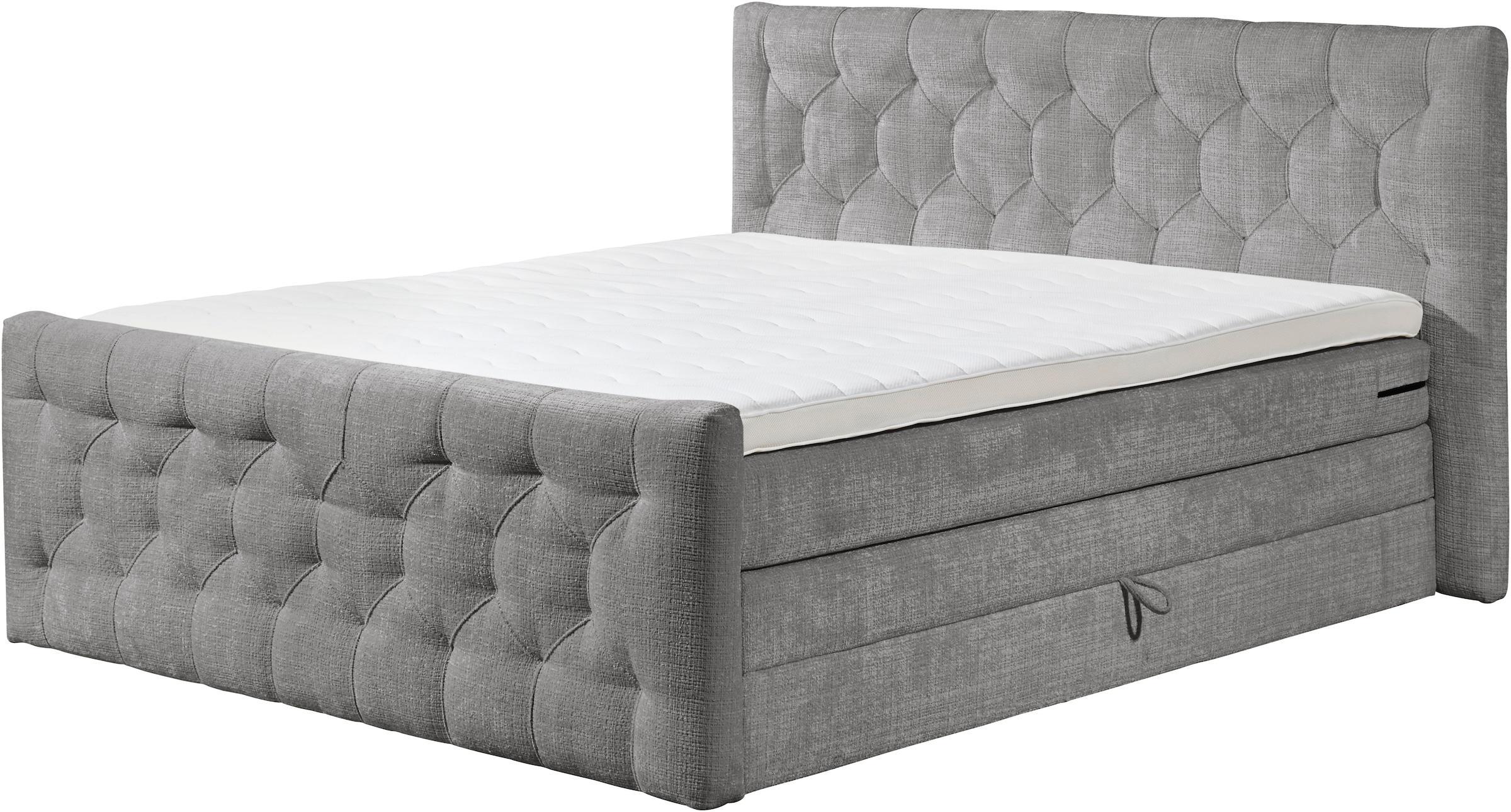 ED EXCITING DESIGN Boxspringbett »"Cashfield"! Topseller inkl. zwei Bettkästen & Topper«, erhältlich in der Größe 180x200cm