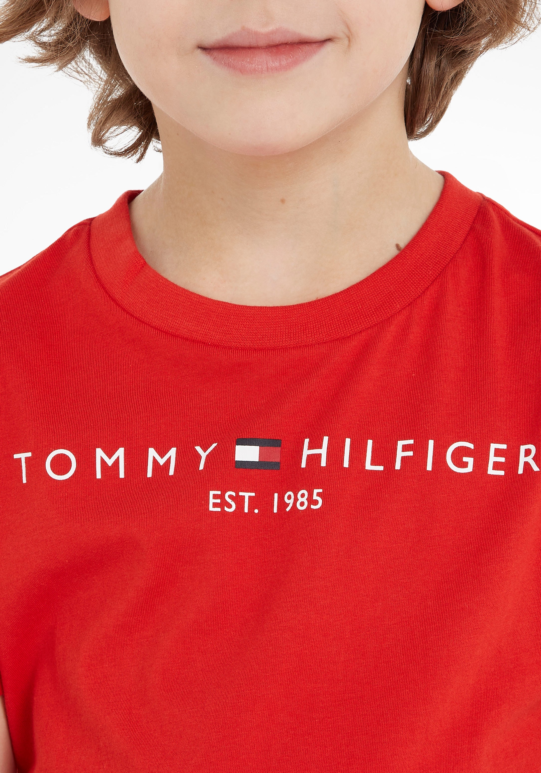 Jungen und Kids Junior T-Shirt Kinder TEE«, Tommy Mädchen Hilfiger MiniMe,für bei »ESSENTIAL