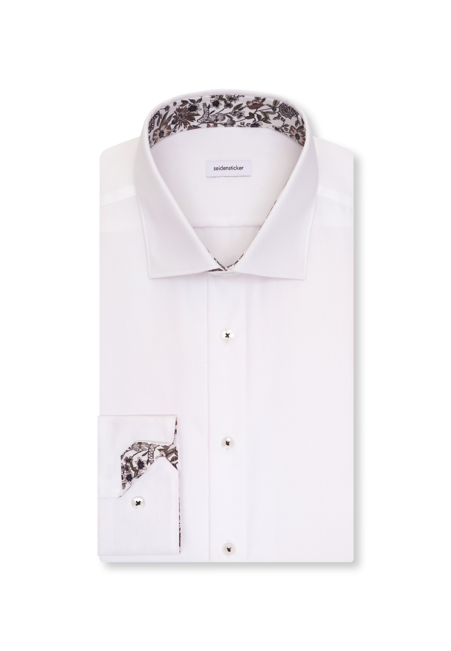 seidensticker Businesshemd »Schwarze Rose« Slim 1/1 Kentkragen Uni