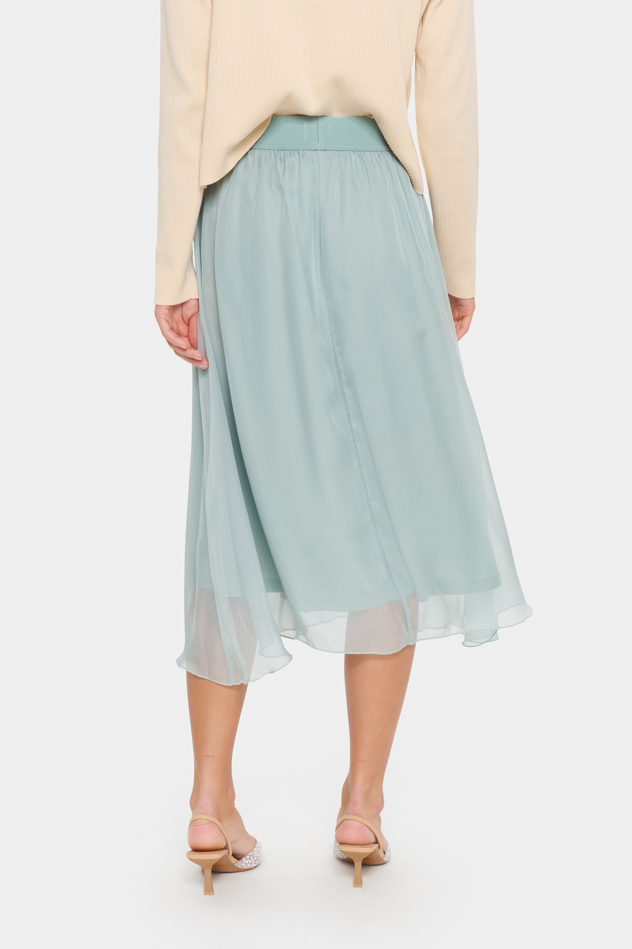 Saint Tropez Midirock »CoralSZ Skirt« aus Chiffon