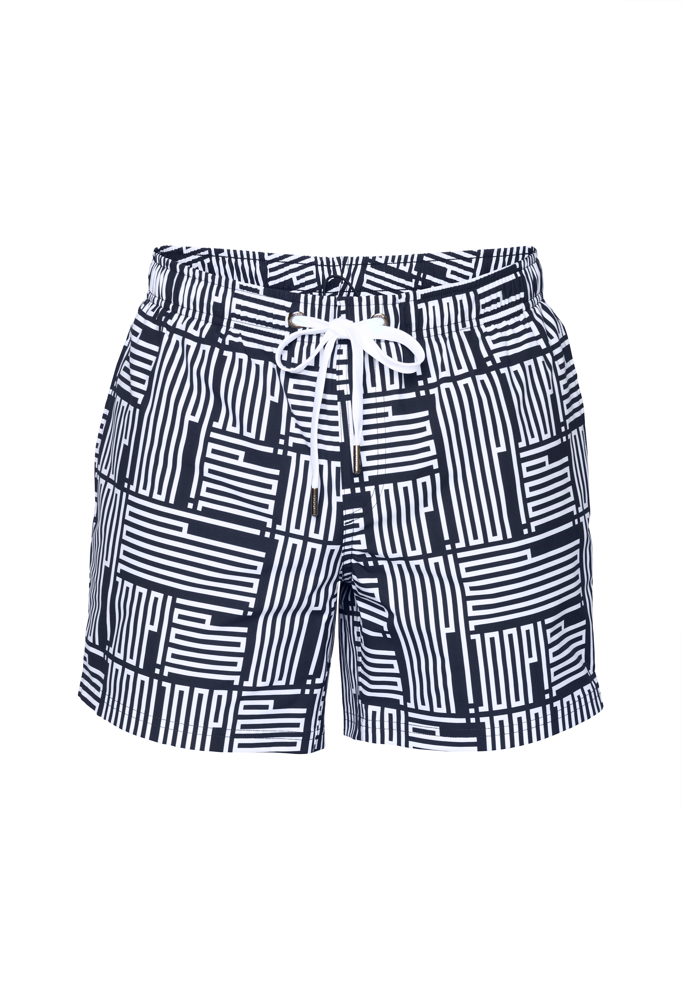 JOOP! Badeshorts »Deco Logo« mit großem Allover-Wording und seitlichen Taschen