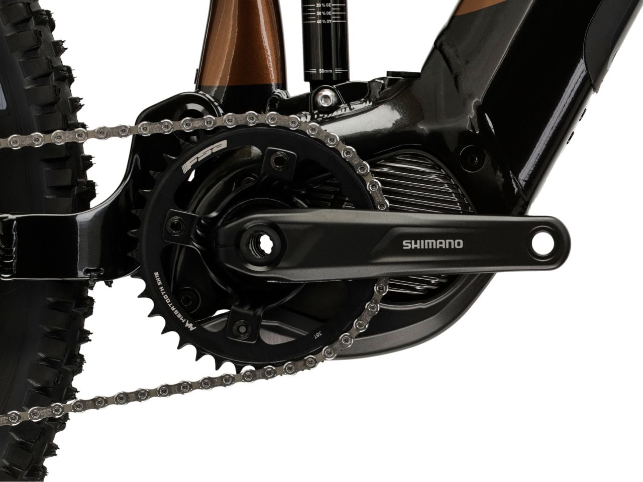 Kross »E-MTB Fully 29" Grist Boost 3.0 braun 12 Gänge - Shimano Mittelmotor« 12 Gang Shimano DEORE SLX M7100 Schaltwerk Kettenschaltung Mittelmotor 250 W SHIMANO 36 V/250 W, Mittelmotor EP800
