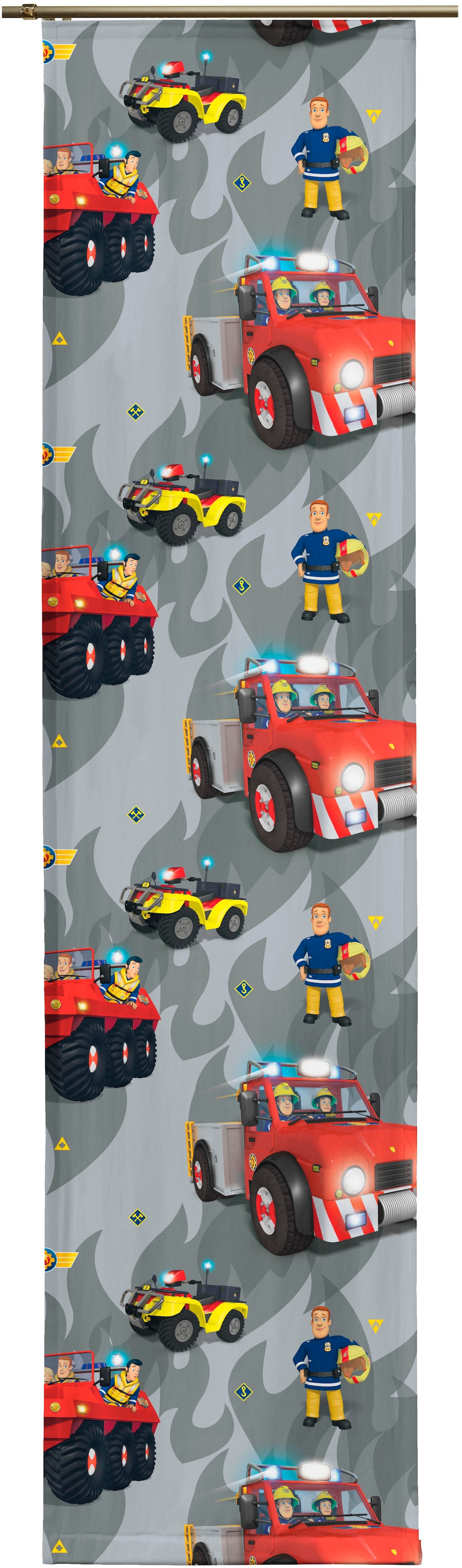 Wirth Schiebegardine »Fireman Sam«, (1 St.), Walt Disney