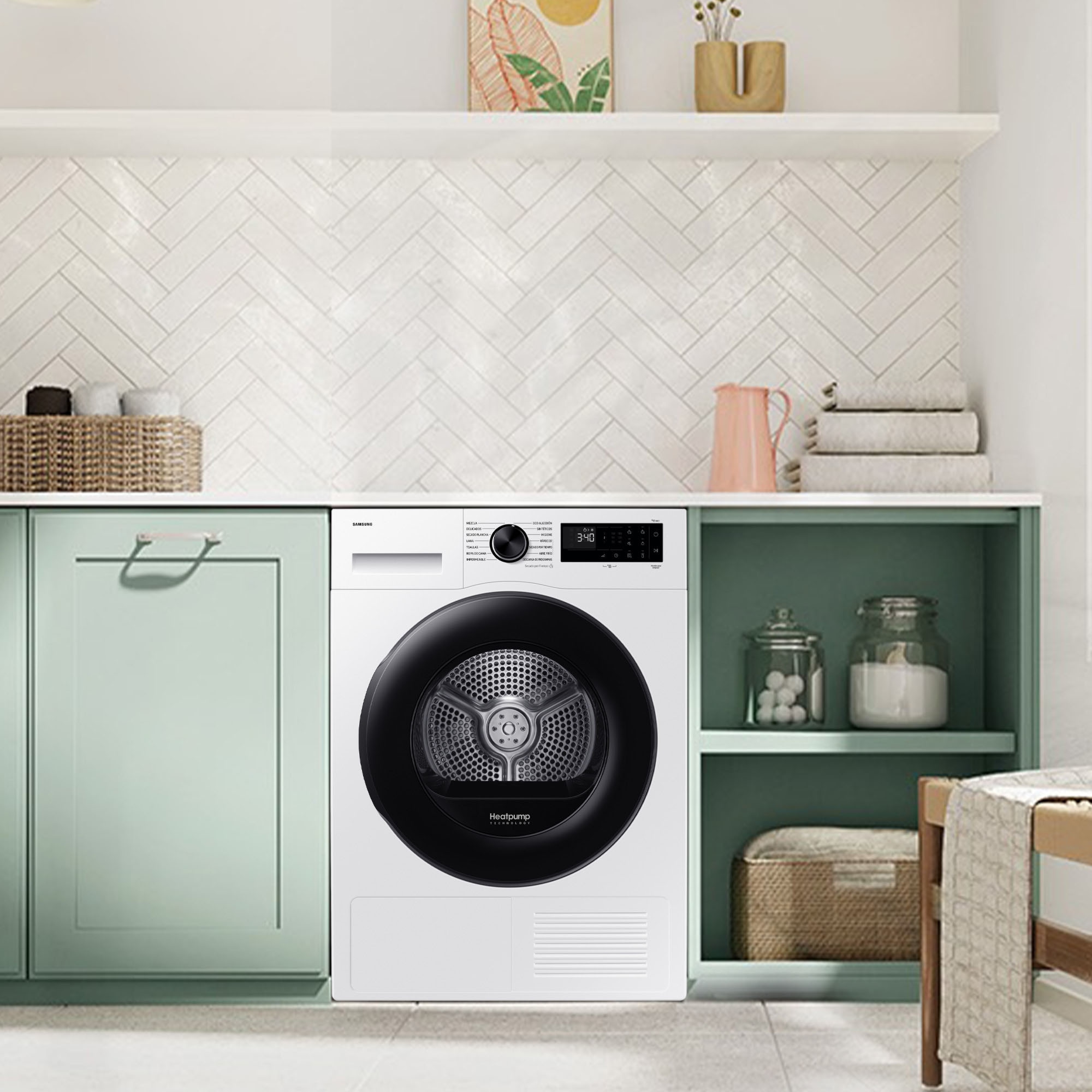 Samsung Wärmepumpentrockner »DV9EDG52A0AEEG« DV5000D Optimal Dry ‑ Intelligent Trocknen mit Sensoren