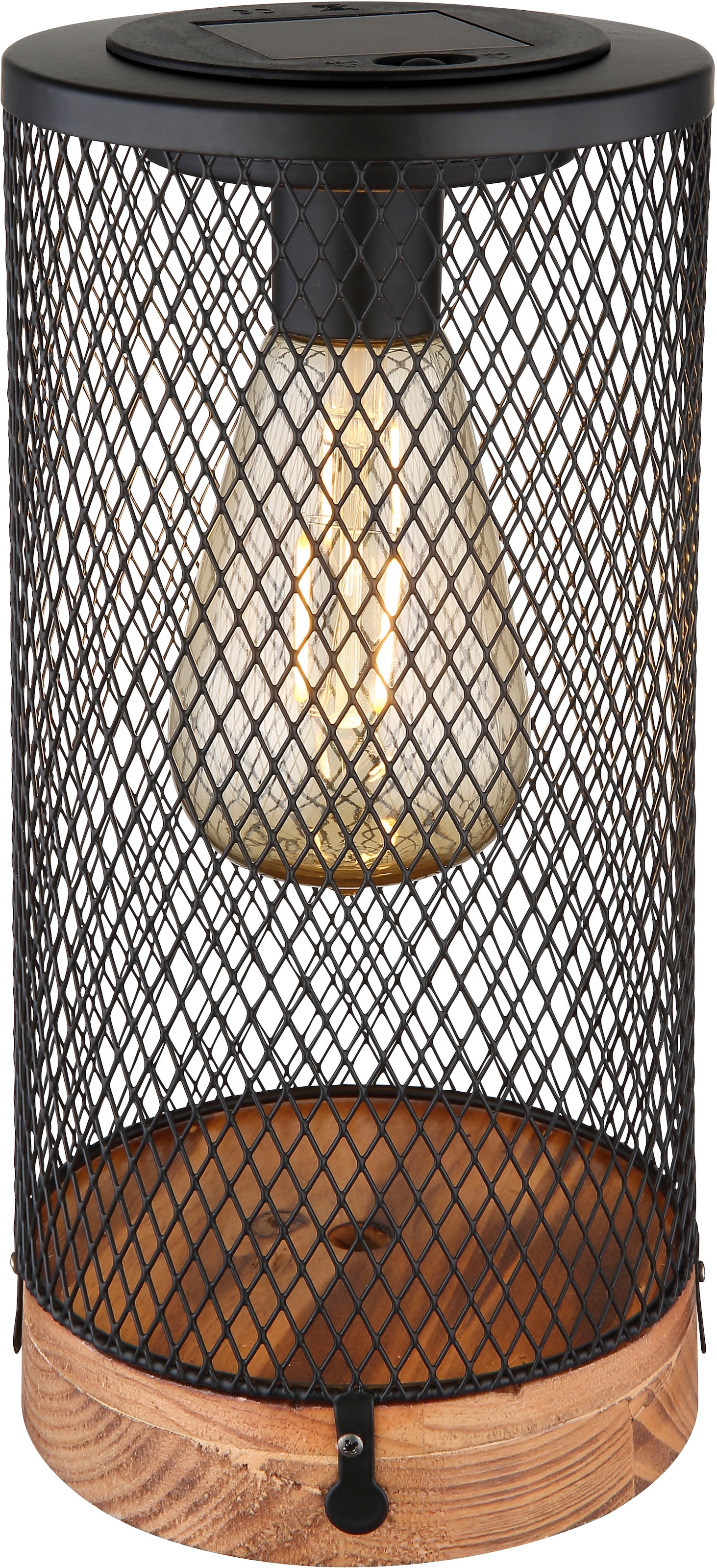 GLOBO LIGHTING LED Solarleuchte »SOLAR« LED-Modul 1 Stk. Warmweiß Solarlampe für Garten, Toller Lichteffekt, Terrasse, Balkontisch