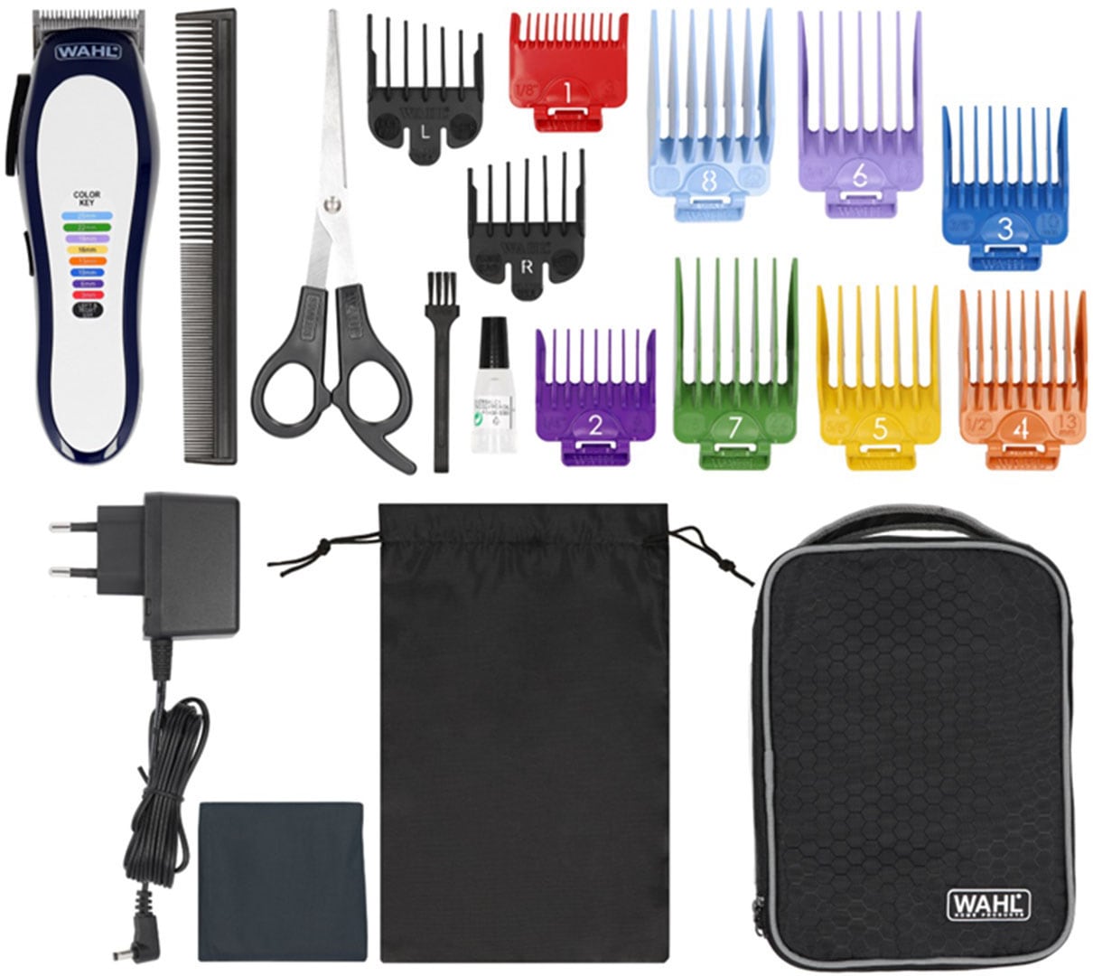 Wahl Haarschneider »Color Pro Lithium«, 10 Aufsätze
