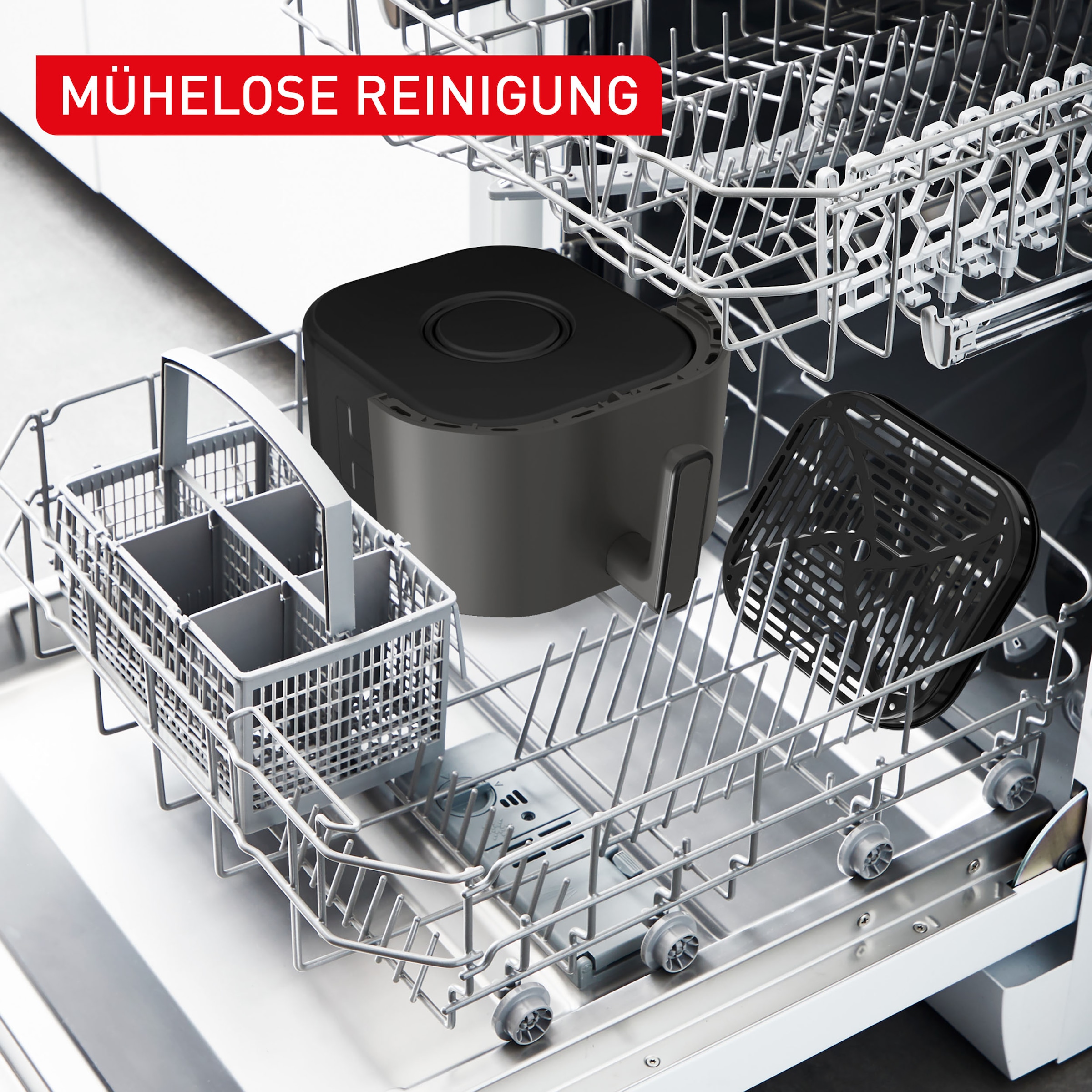 Tefal Heißluftfritteuse »Easy Fry Infrared« 8 Programme, Sichtfenster, doppelte Heizelemente, EY832H