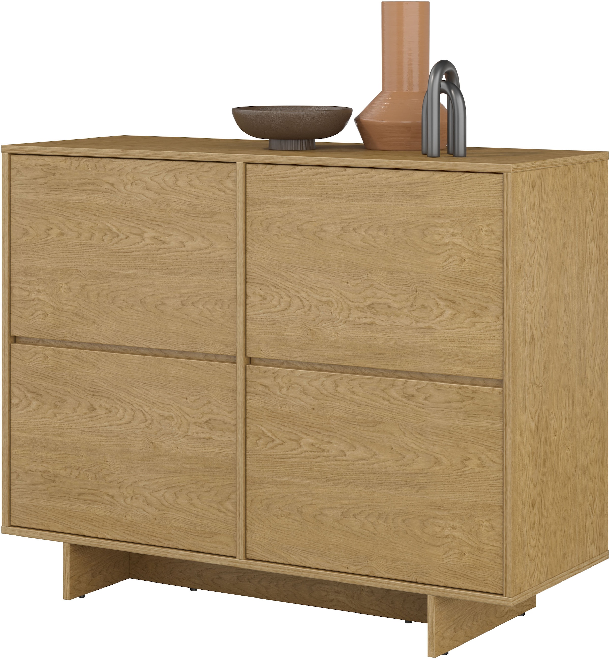 OTTO home Sideboard »Tatami, Stilvolle, moderne grifflose Kommode 2 Türen, Breite 111cm« Anrichte mit viel Stauraum, Böden verstellbar, push-to-open-Funktion
