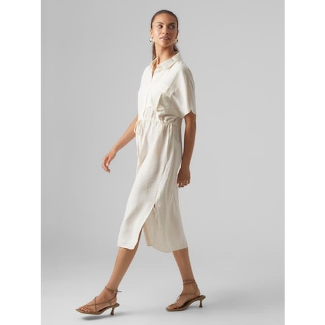 Vero Moda Sommerkleid »VMIRIS S/S SHIRT CALF DRESS WVN NOOS« online bei  UNIVERSAL