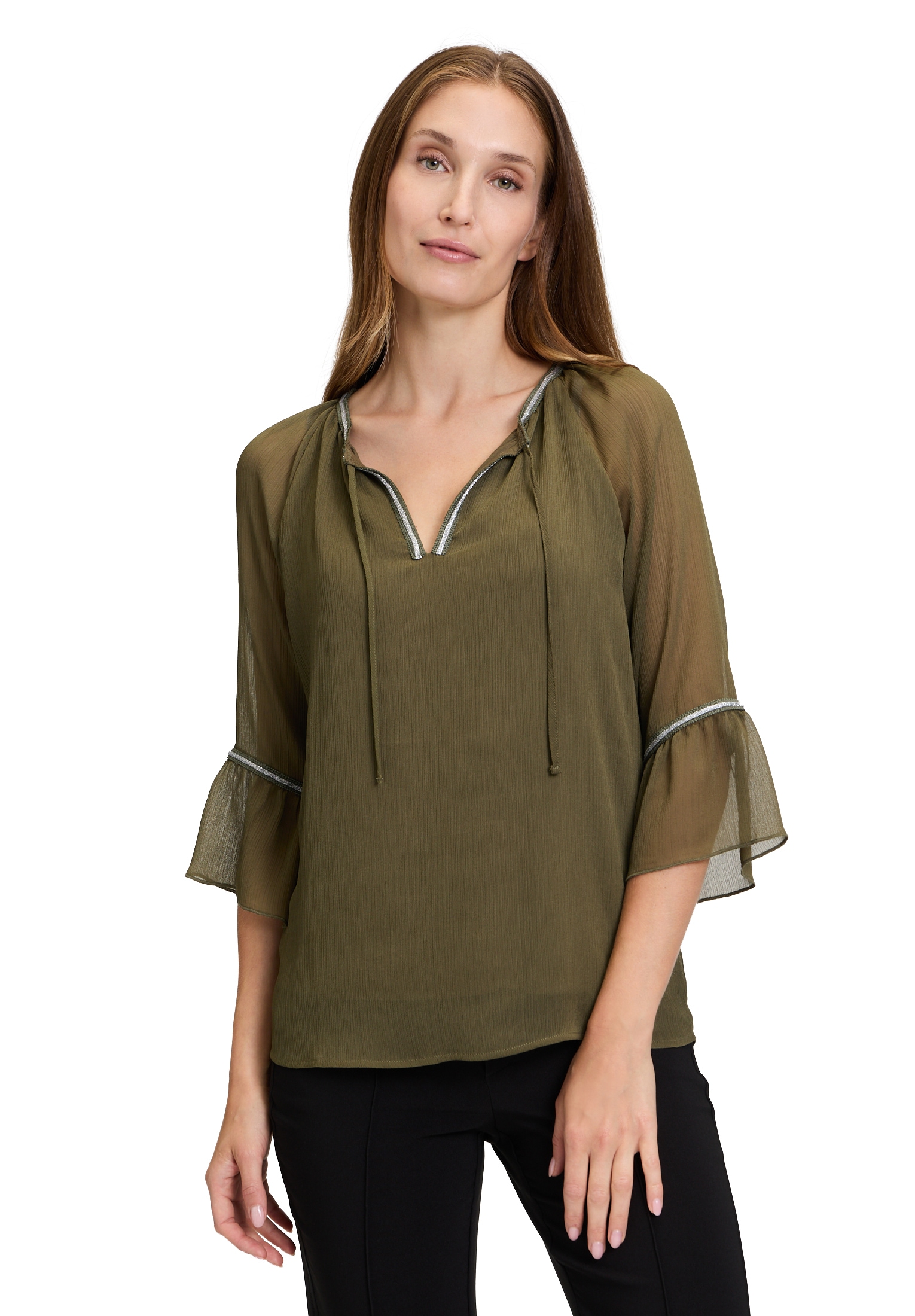 Cartoon Klassische Bluse »Casual-Bluse mit Flügelärmeln«