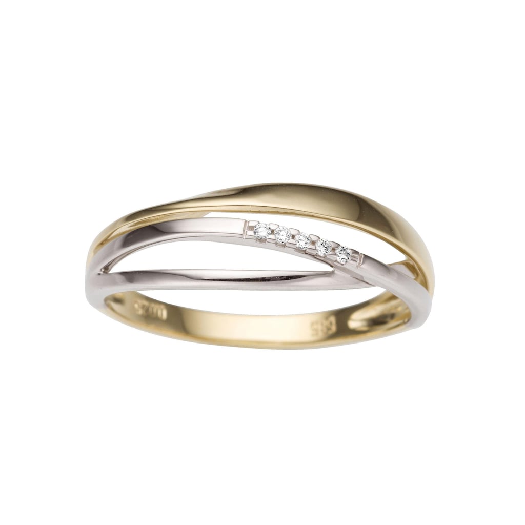 Firetti Fingerring »Schmuck Geschenk Gold 333 Damenring Goldring«