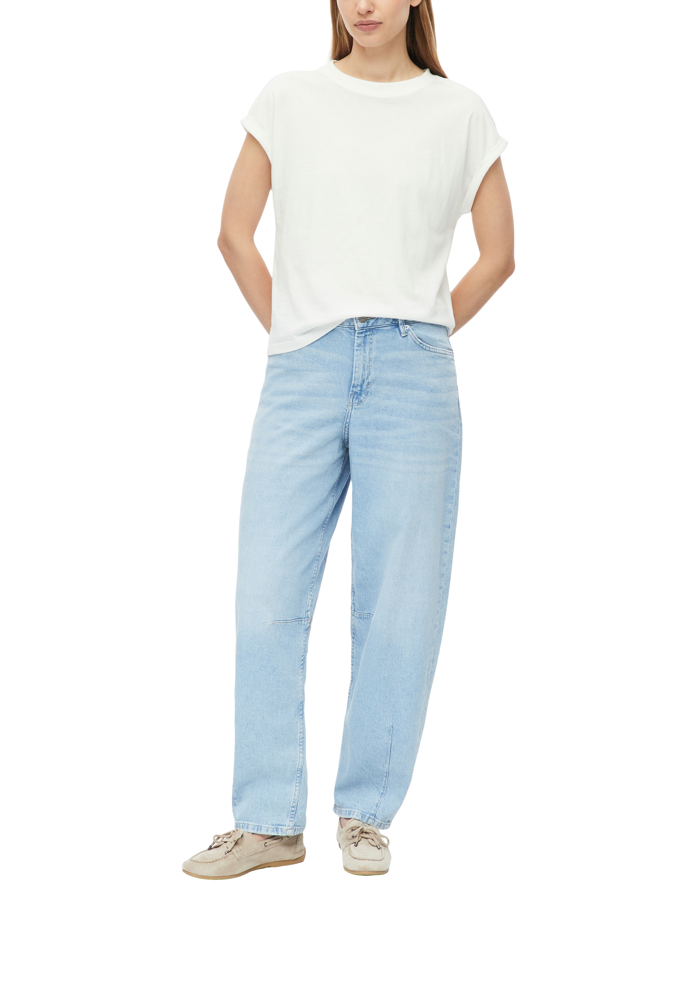 s.Oliver 5-Pocket-Jeans im Barrel Fit und mit Stretch