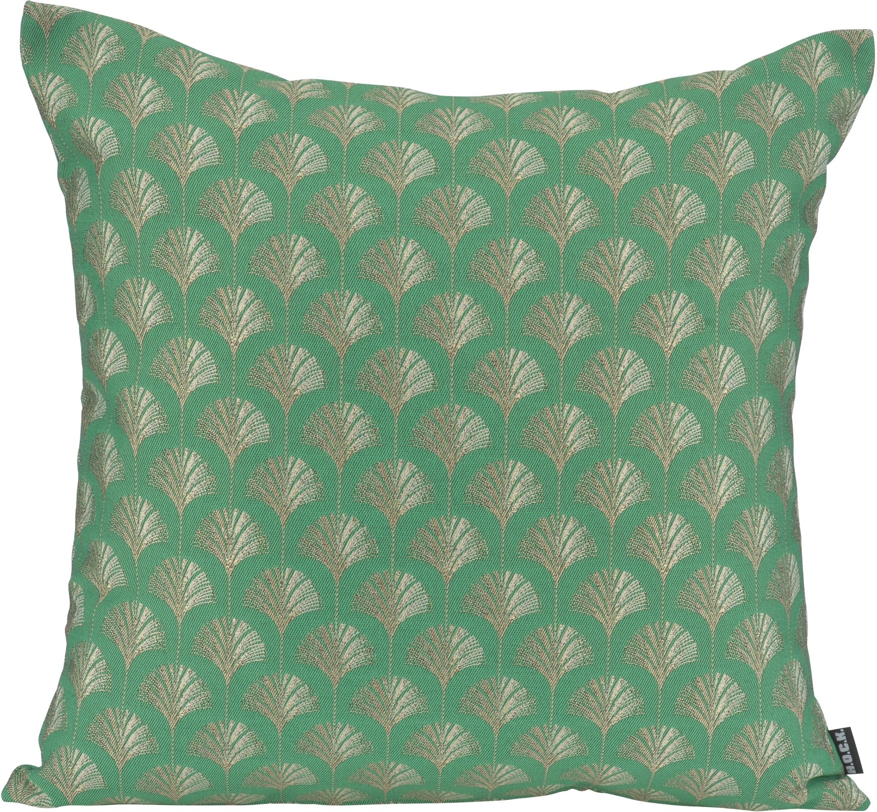 H.O.C.K. Dekokissen »Erny« Sofakissen inkl. Füllung, 50x50cm, Dekokissen, Gingko-Muster