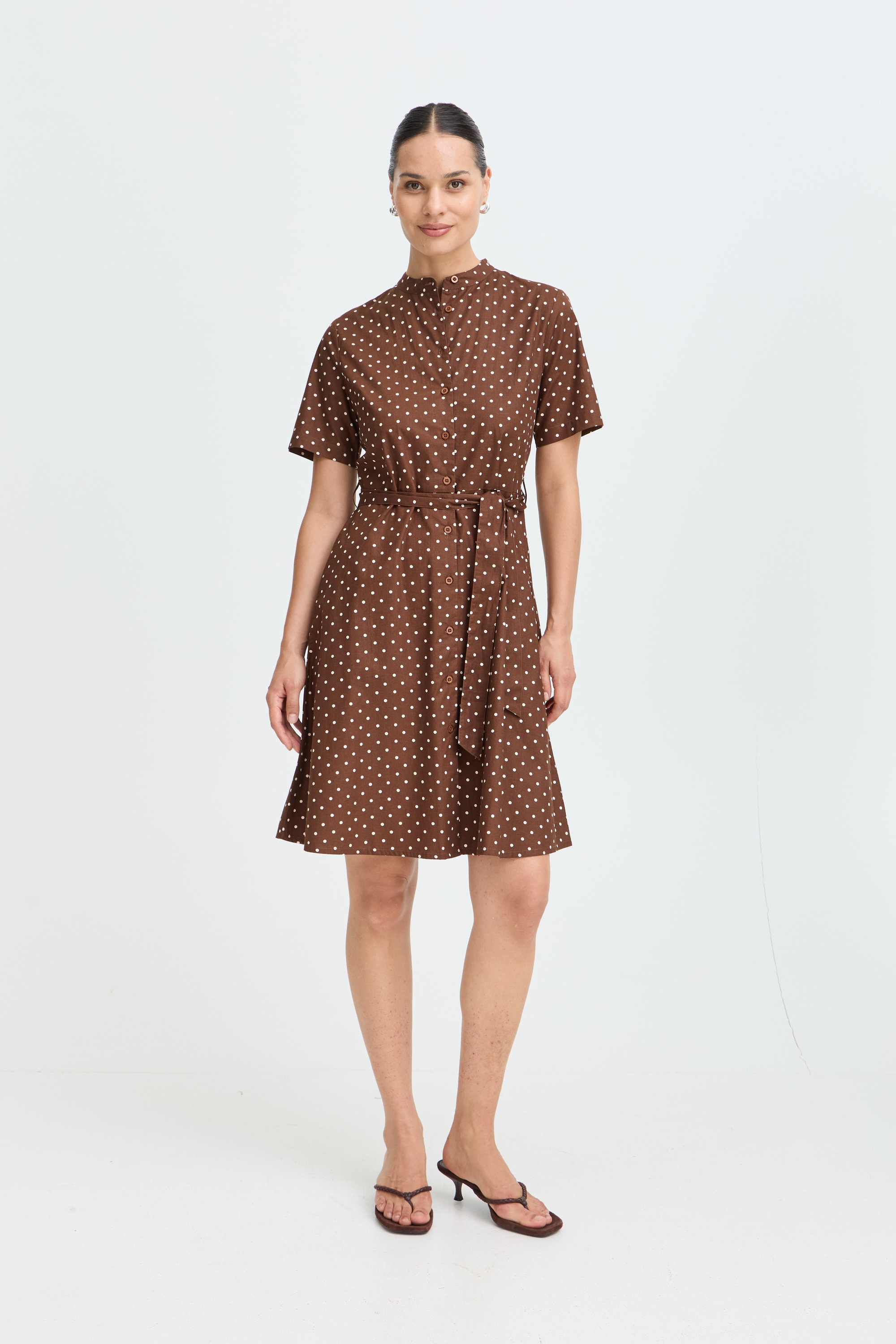 Ichi Midikleid »Damen Freizeitkleid IHFANTY«