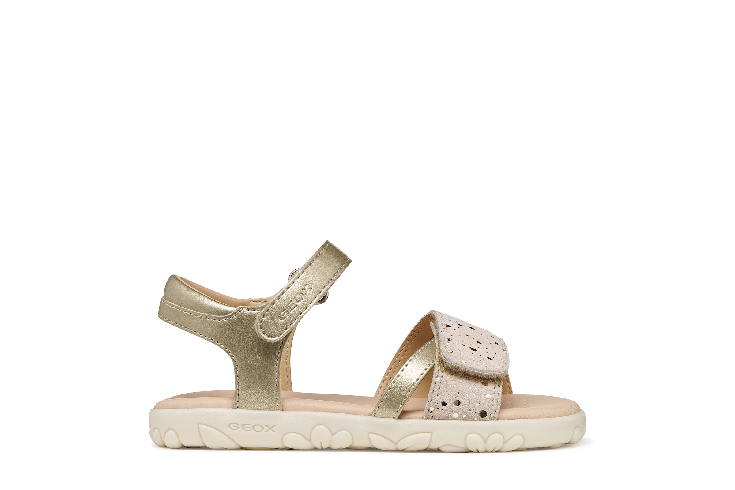 Geox Sandale »J SANDAL HAITI GIRL«  Sandale mit Fersenriemen, Größenschablone zum Download