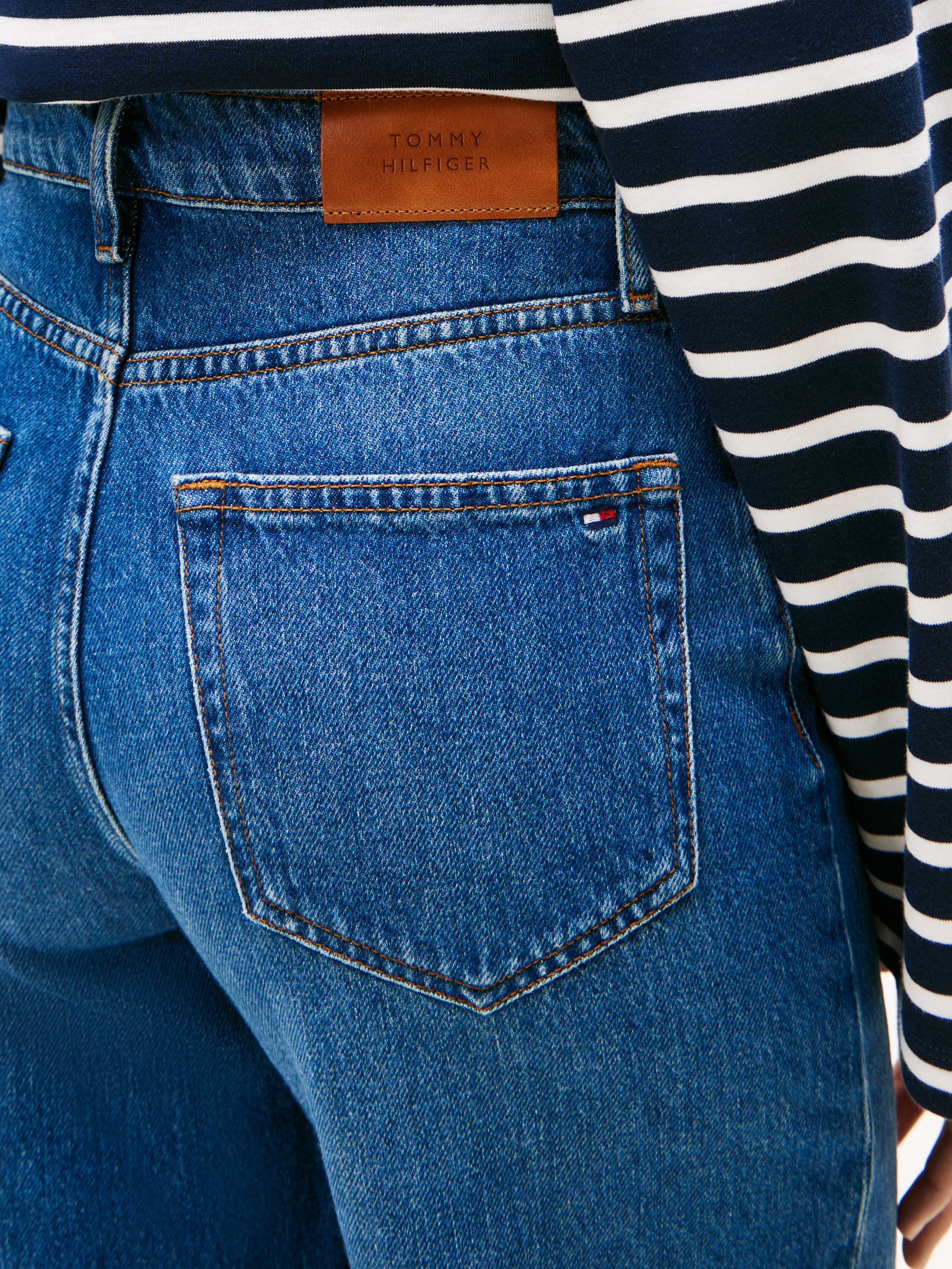Tommy Hilfiger High-waist-Jeans »DNM FLO WIDE LEG HW«