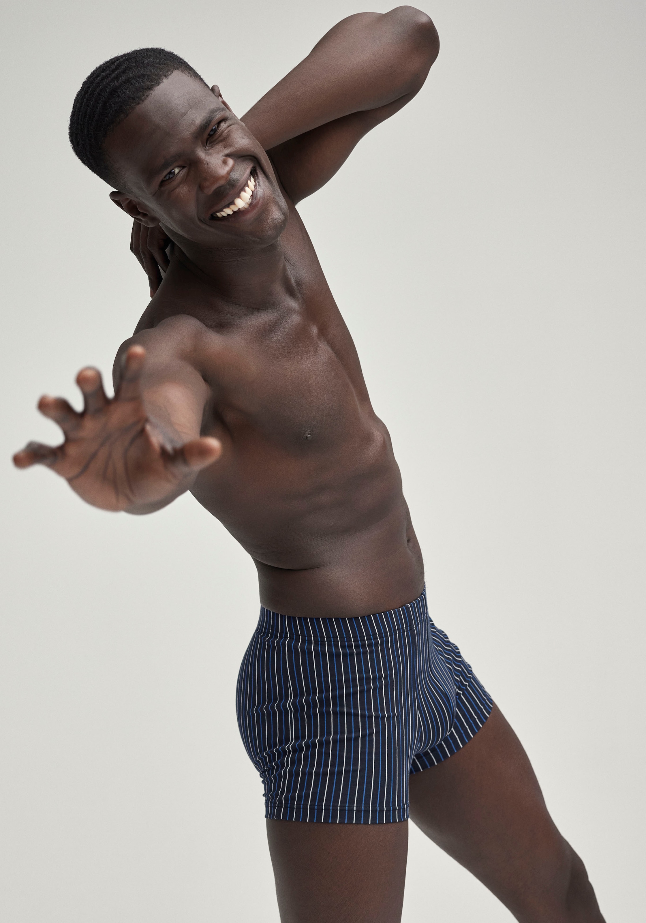 CALIDA Boxershorts »Cotton Code«, mit klassischem Streifen-Design