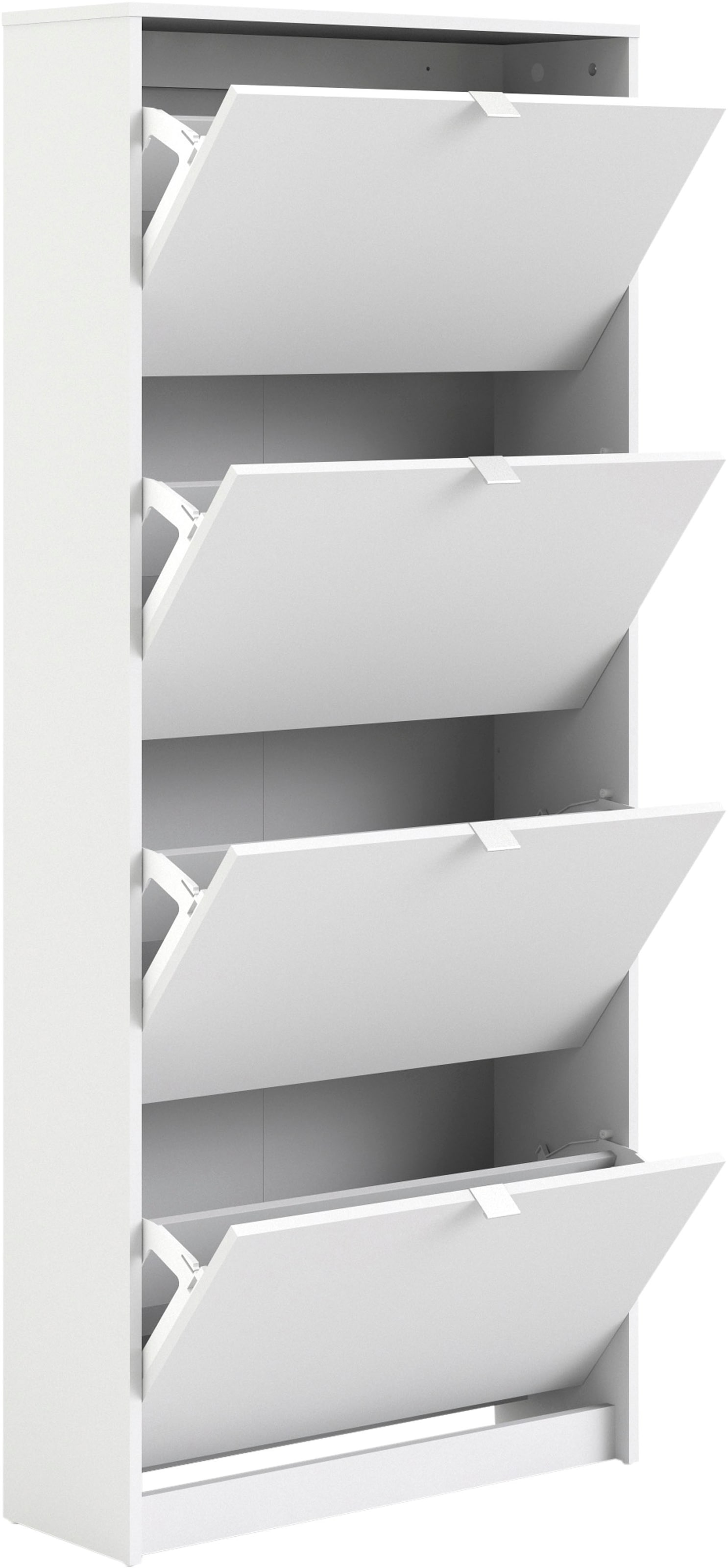 INOSIGN Schuhschrank »Shoes Schuhaufbewahrung, Schuhkommode, Schuhregal, staurum« mit vier Klappen, modern, 2 Böden, Höhe 162 cm, ca. 24 Paar Schuhe