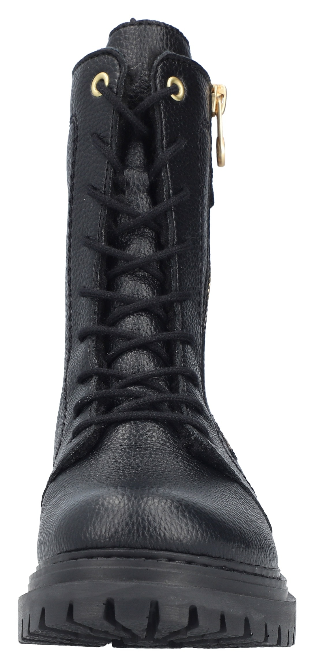 Rieker Winterstiefelette  Schnürboots, Schnürstiefelette, Blockabsatz, mit markanter Profilsohle