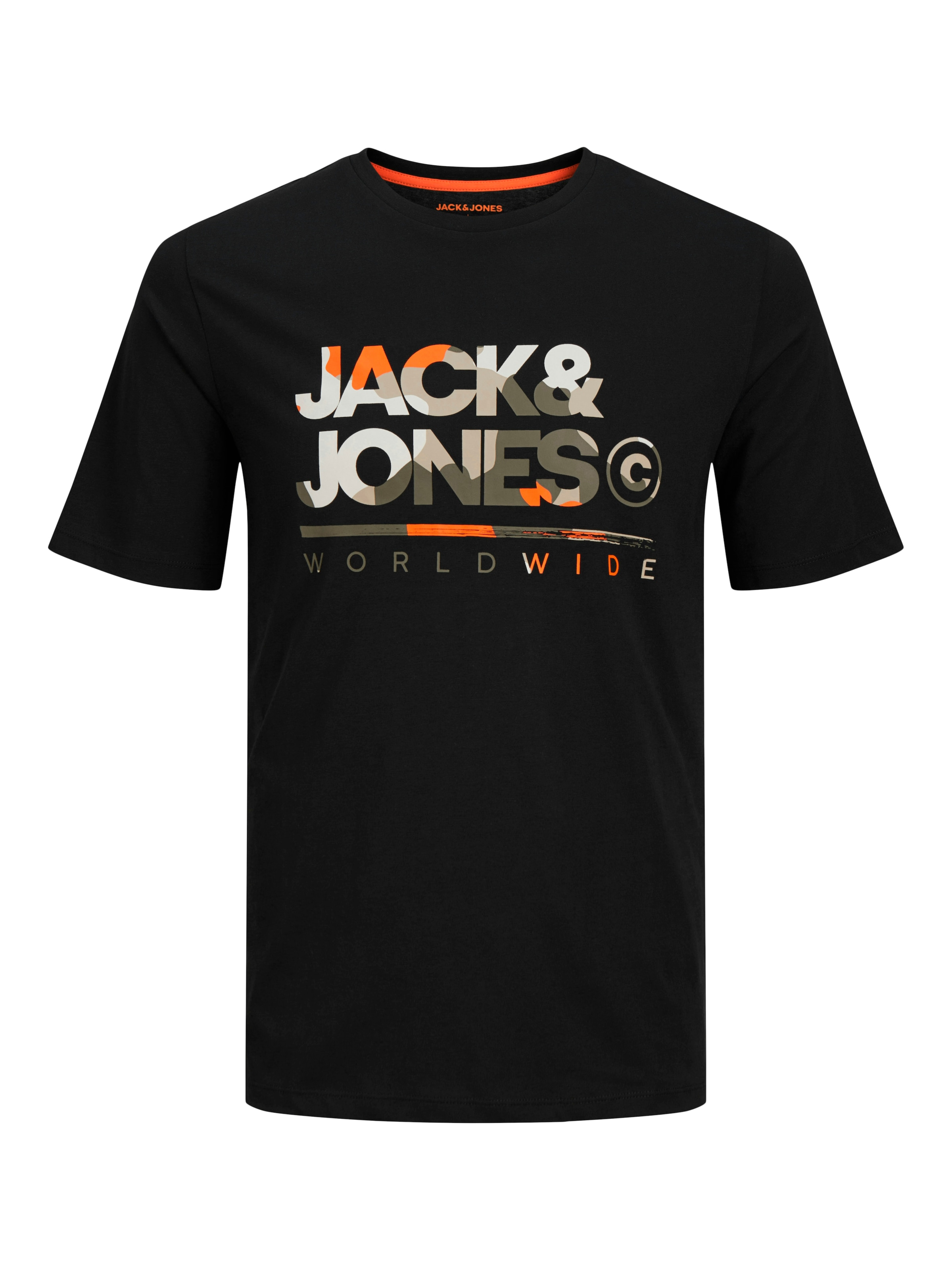 Jack & Jones Kurzarmshirt »JJLUKE TEE SS CREW NECK 5PK MP« Packung, 5 Stk.