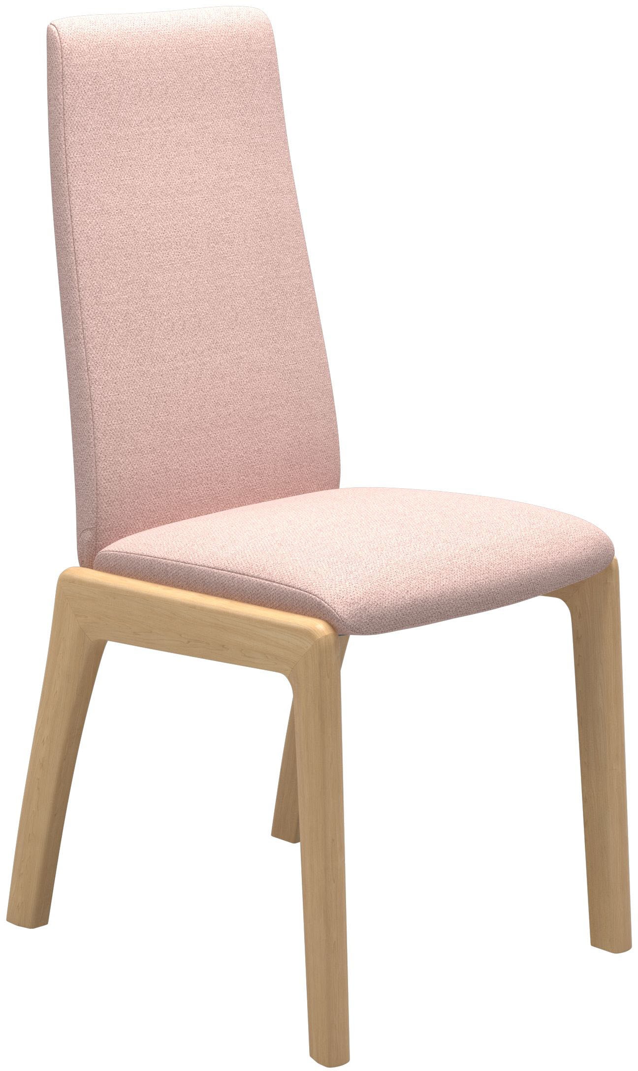 Stressless® Polsterstuhl »Laurel«, ROHLEDER Stoff Q2 FARON, High Back, Größe M, mit abgerundeten Beinen in Eiche natur