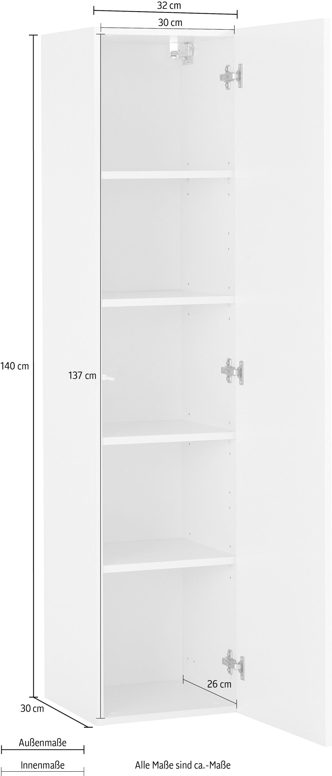 Hängeschrank auf »TOLEDO«, bestellen borchardt Rechnung Möbel 140 cm Höhe