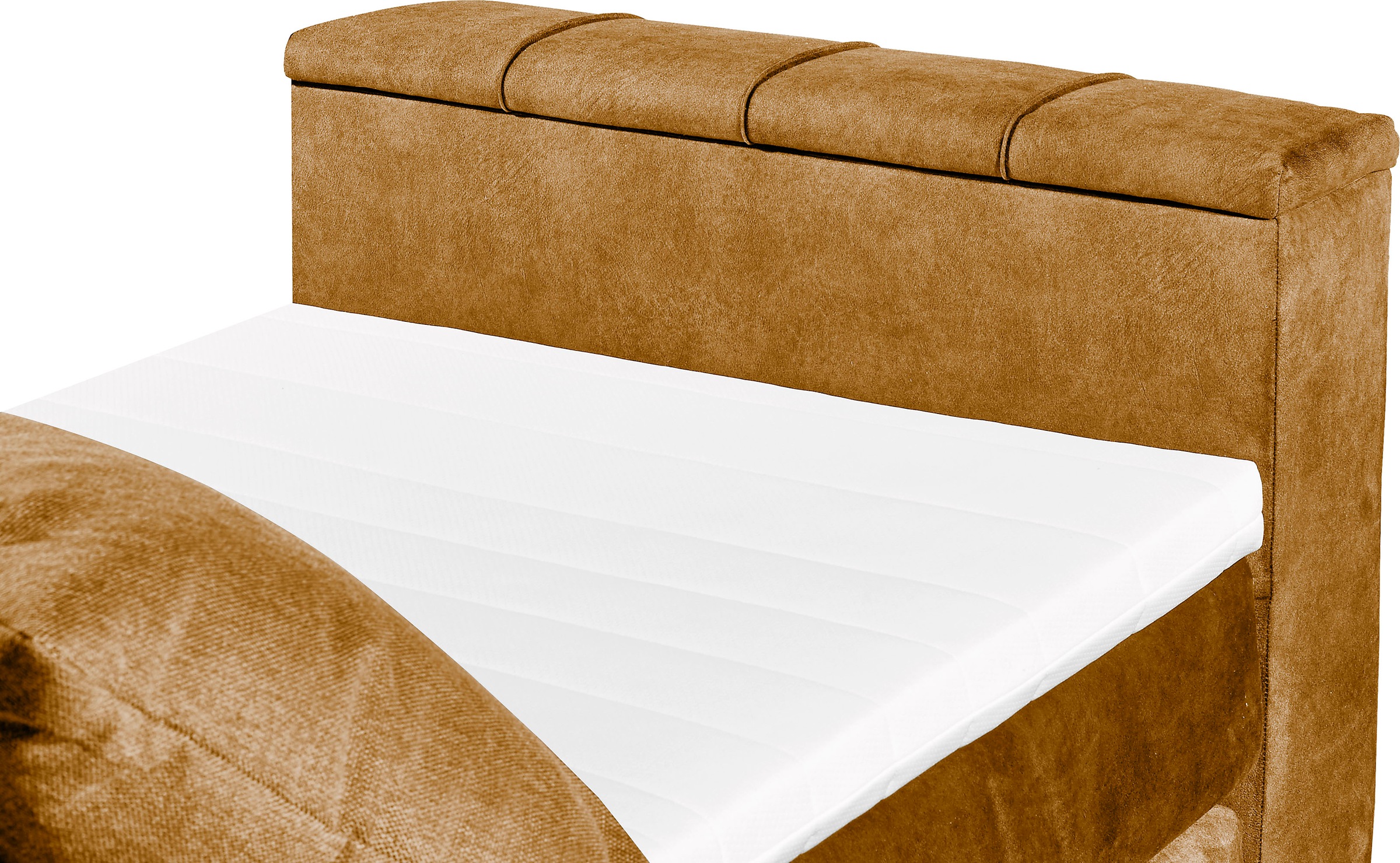 set one by Musterring Boxspringbett »Richmond« versenkbarer TV- Halterung mit Fernbedienung