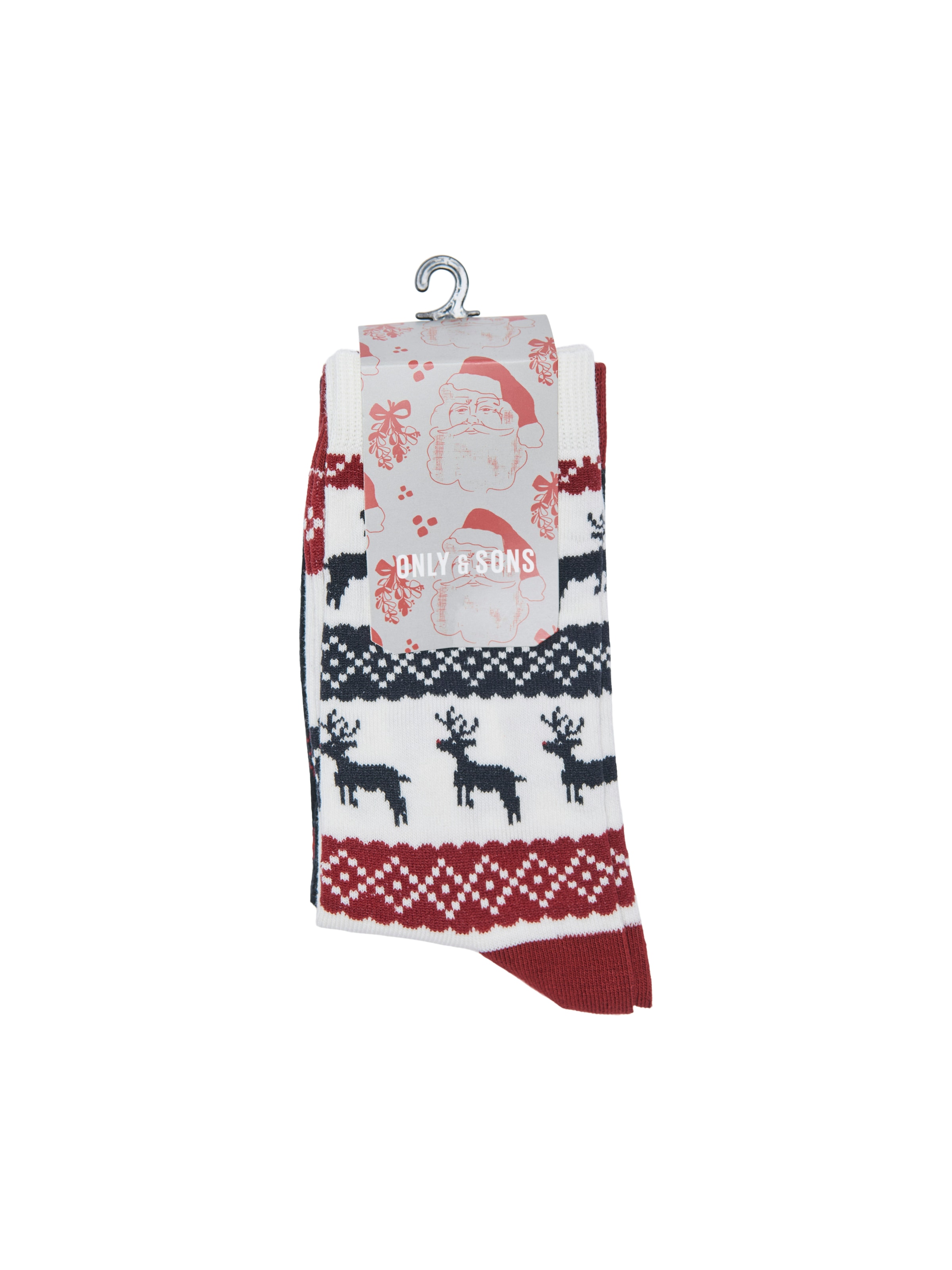 ONLY & SONS Freizeitsocken »ONSXMAS SOCKS 4-PACK CALENDAR« Packung, 4 Paar tlg.