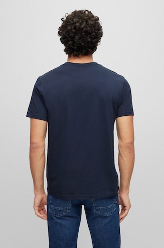 BOSS ORANGE Kurzarmshirt »Thinking 1 10246016 01«, (1 tlg.), mit Logoschriftzug-Frontprint
