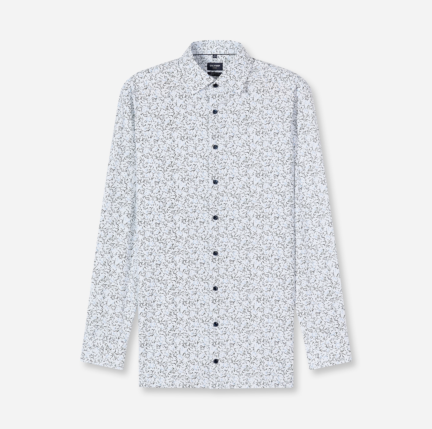 OLYMP Langarmhemd »Luxor« modern fit, Businesshemd, New Kentkragen