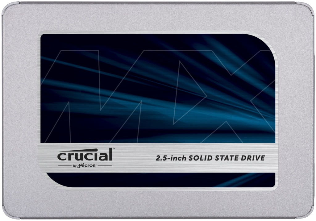 Crucial interne SSD »MX500 2 TB«, 2.5 Zoll, Anschluss SATA III