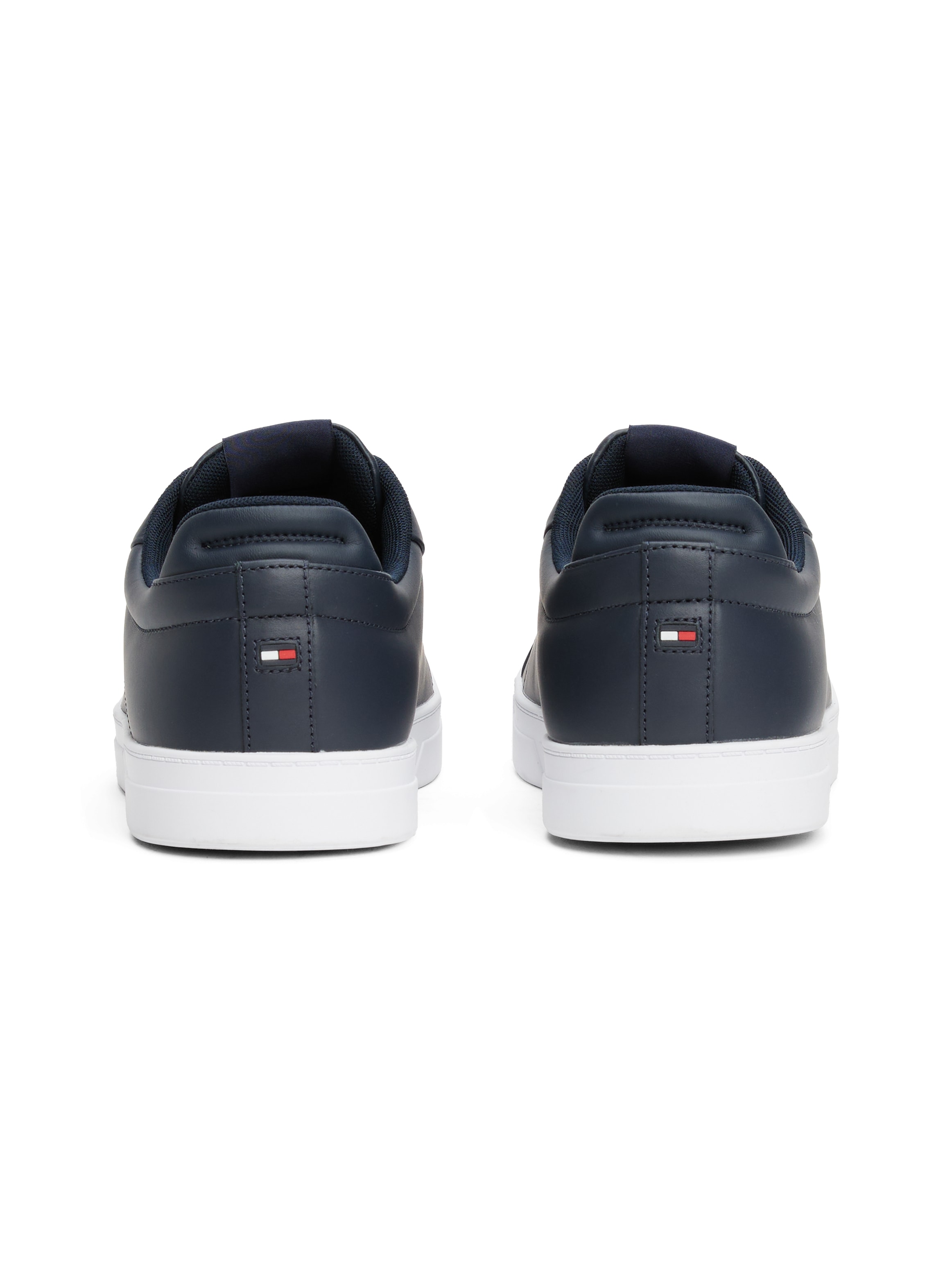 Tommy Hilfiger Sneaker »ICON COURT LTH FLAG ESS«  , Freizeitschuh, Halbschuh, Schnürschuh mit kleiner Logoflagge