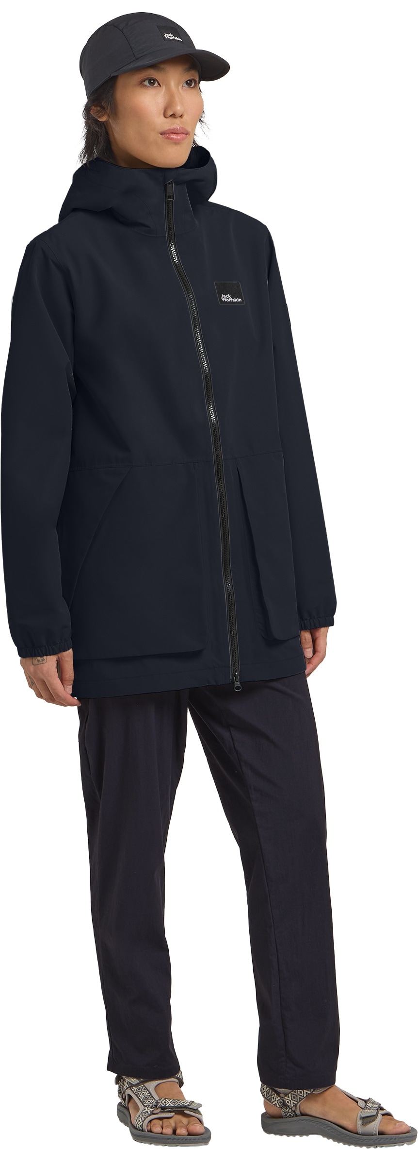 Jack Wolfskin Funktionsparka »TERRAVIEW 2L PARKA W«, mit Kapuze