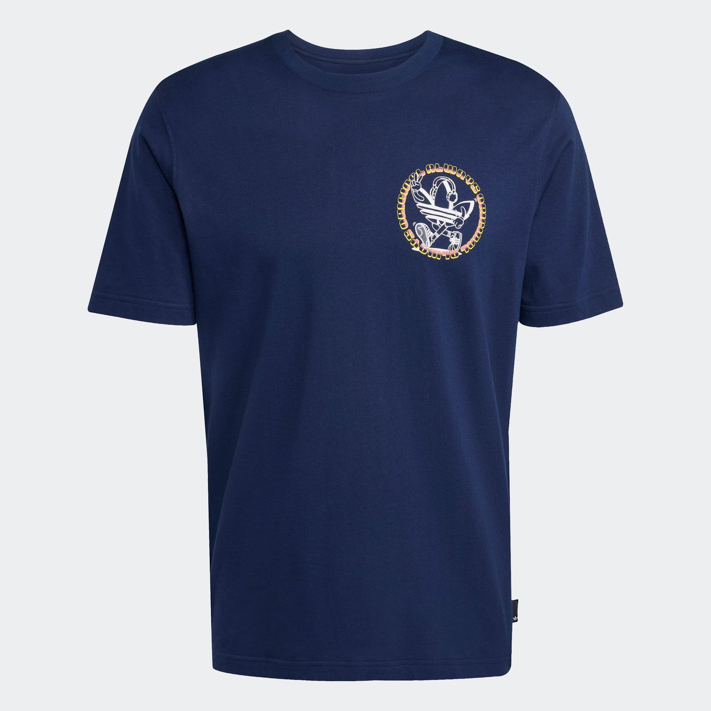 adidas Originals T-Shirt »GRAPHIC TEE LO« lockerer Schnitt, kurze Ärmel, mit großem Trefoil Logo