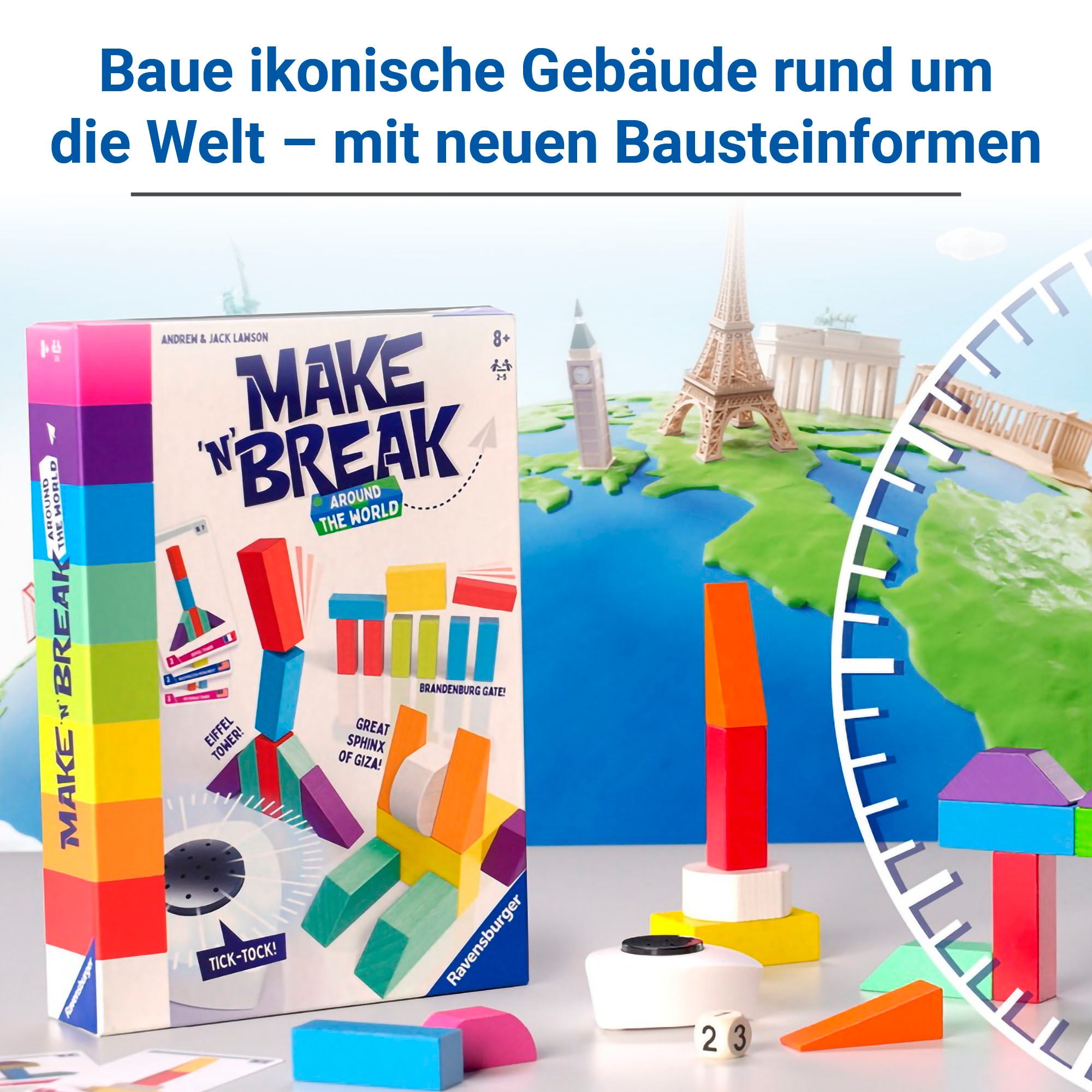 Ravensburger Spiel »Make 'n' Break - Around the World«, Made in Europe