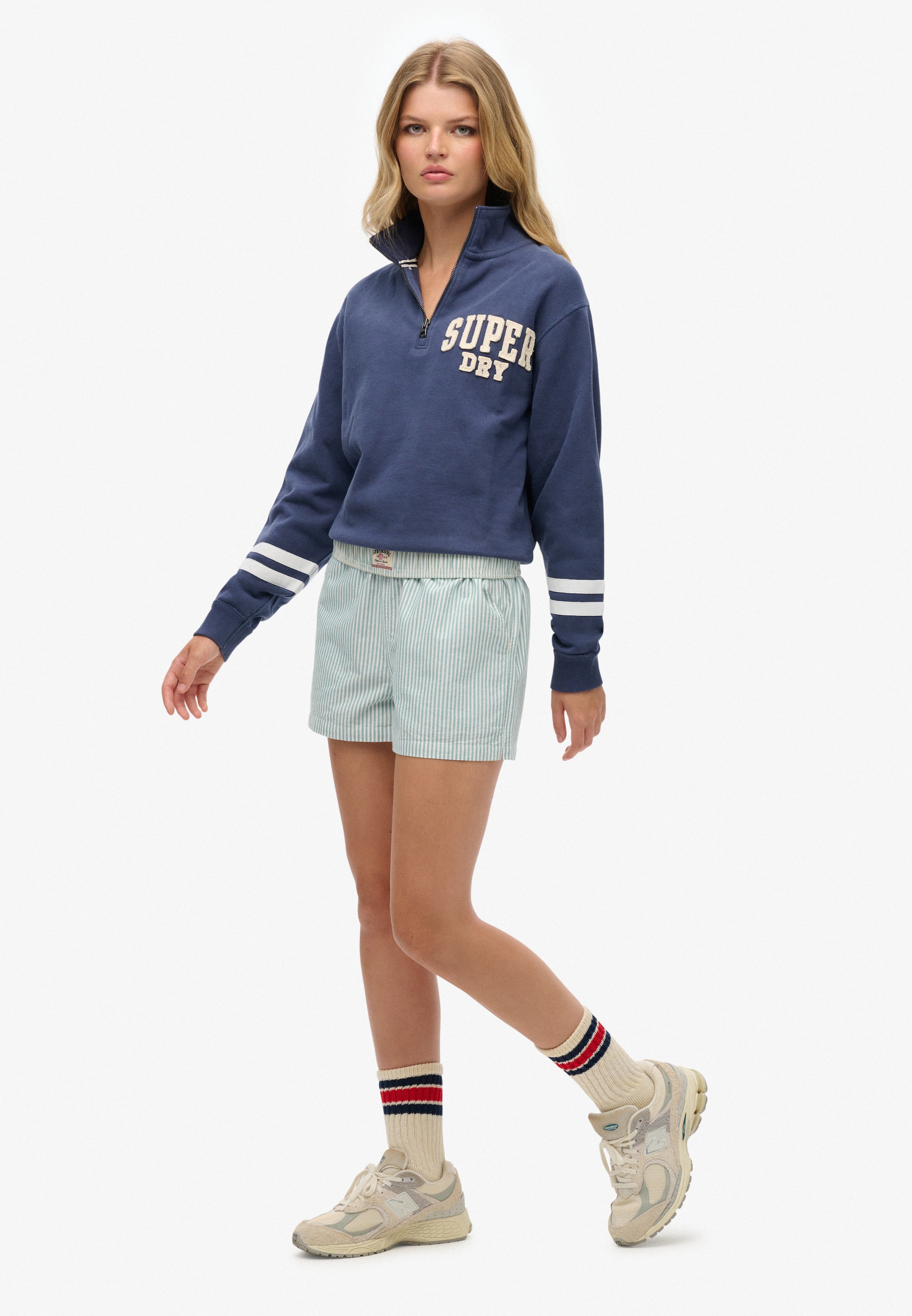 Superdry Shorts »COTTON STRIPE ELASTIC SHORT«