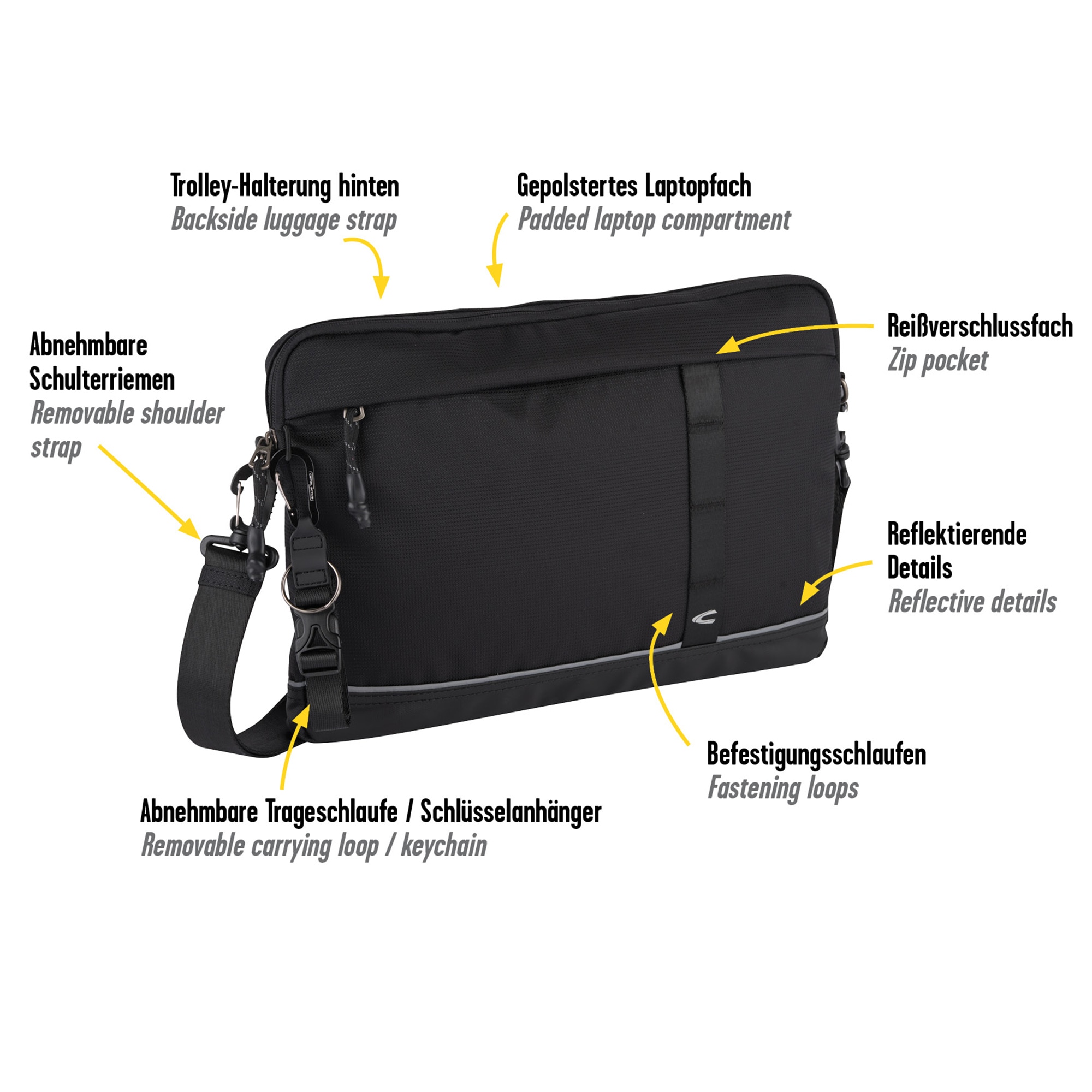 camel active Laptoptasche »Connect« perfekt durchdachtes modulares Reisetaschensortiment in vielen Styles