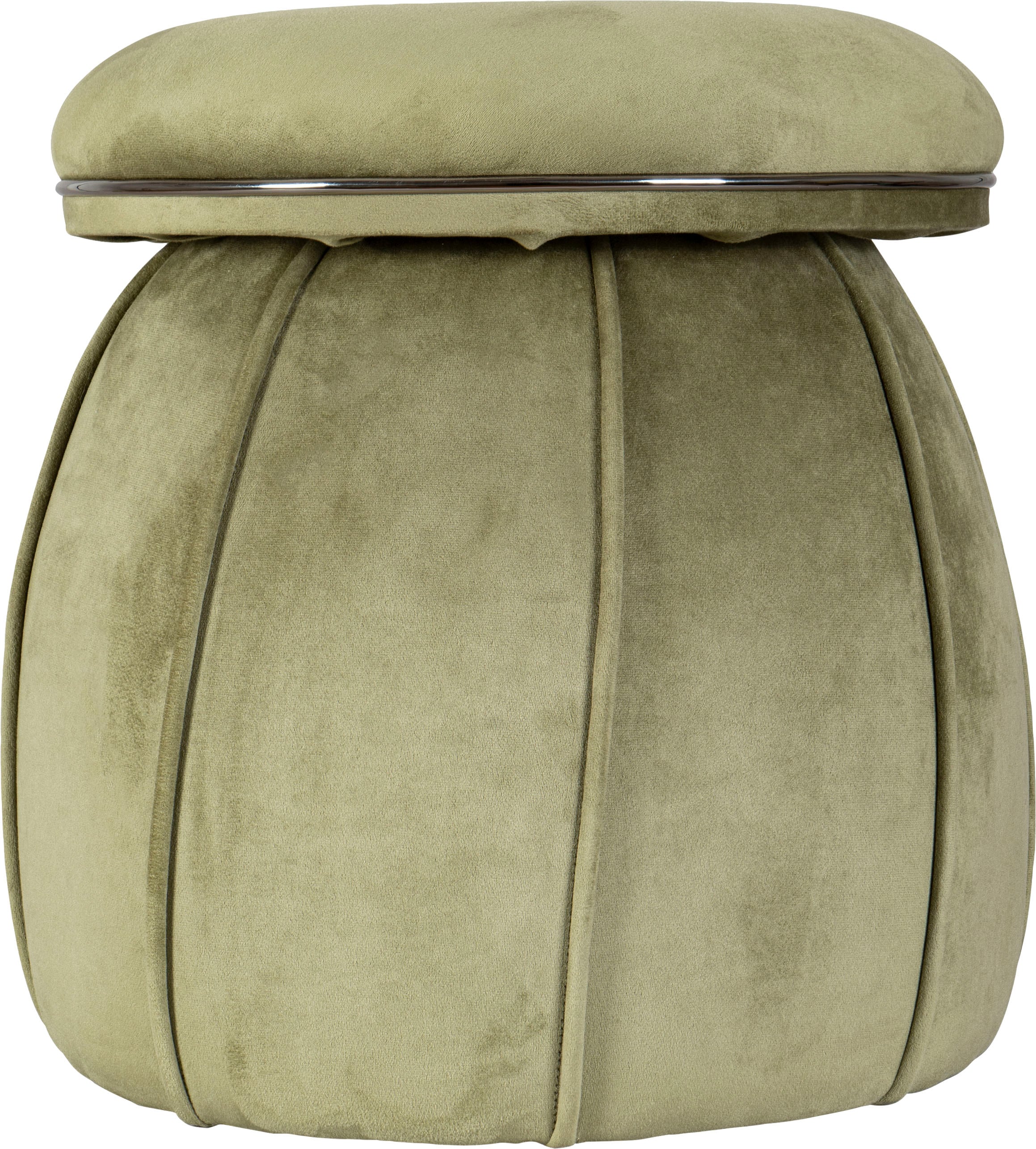 Kayoom Sitzhocker »Hocker Corin,extravagante Form,stilvolle Farben,elegant gesteppter Fuß«, (1 St.), komfortabel, hochqualitativ, pflegeleicht, sorgfältig verarbeitet
