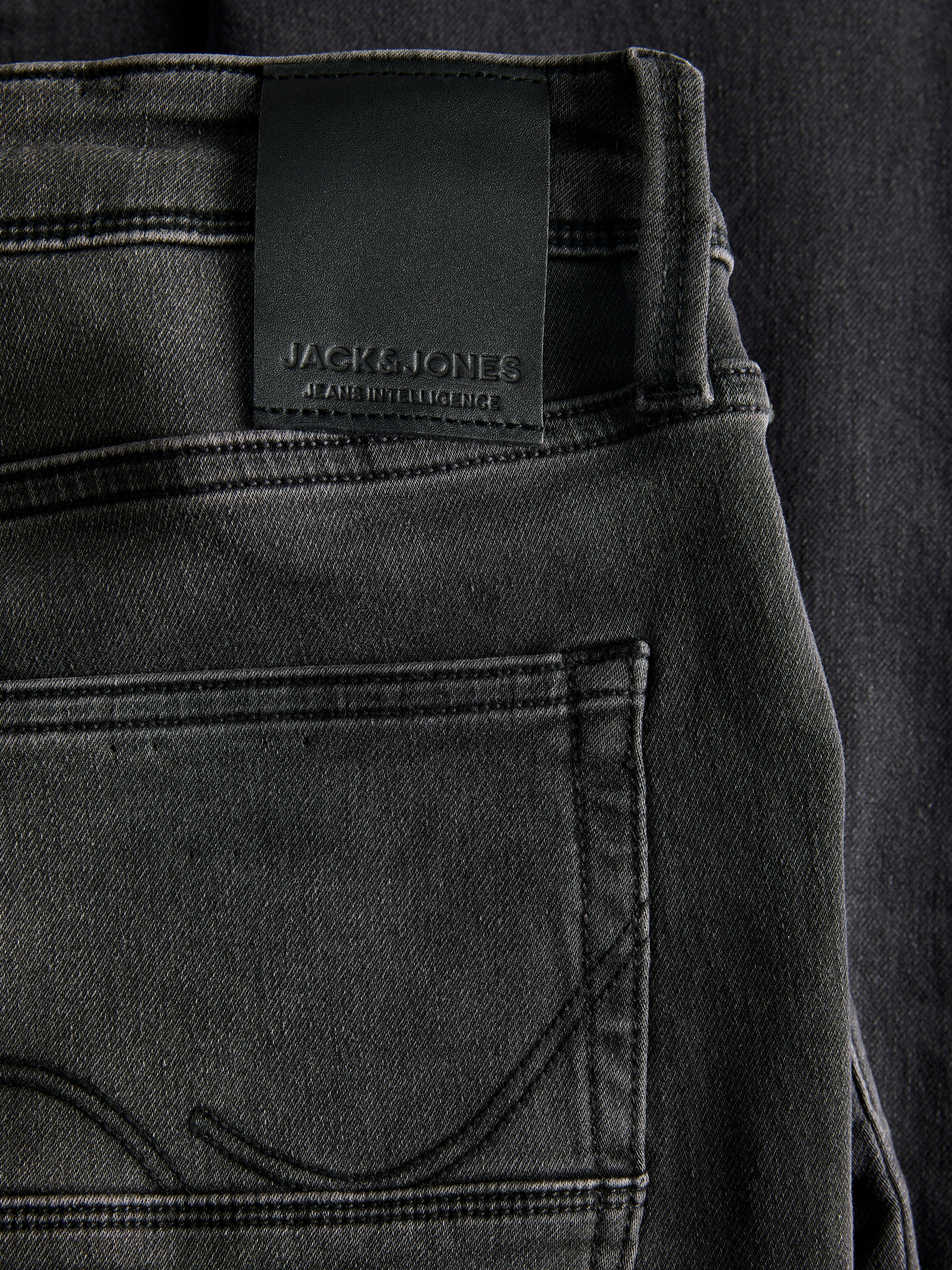 Jack & Jones Tapered-fit-Jeans »JJIMIKE mit Stretch, Used-Look und bequemer Passform« mit Abriebeffekten