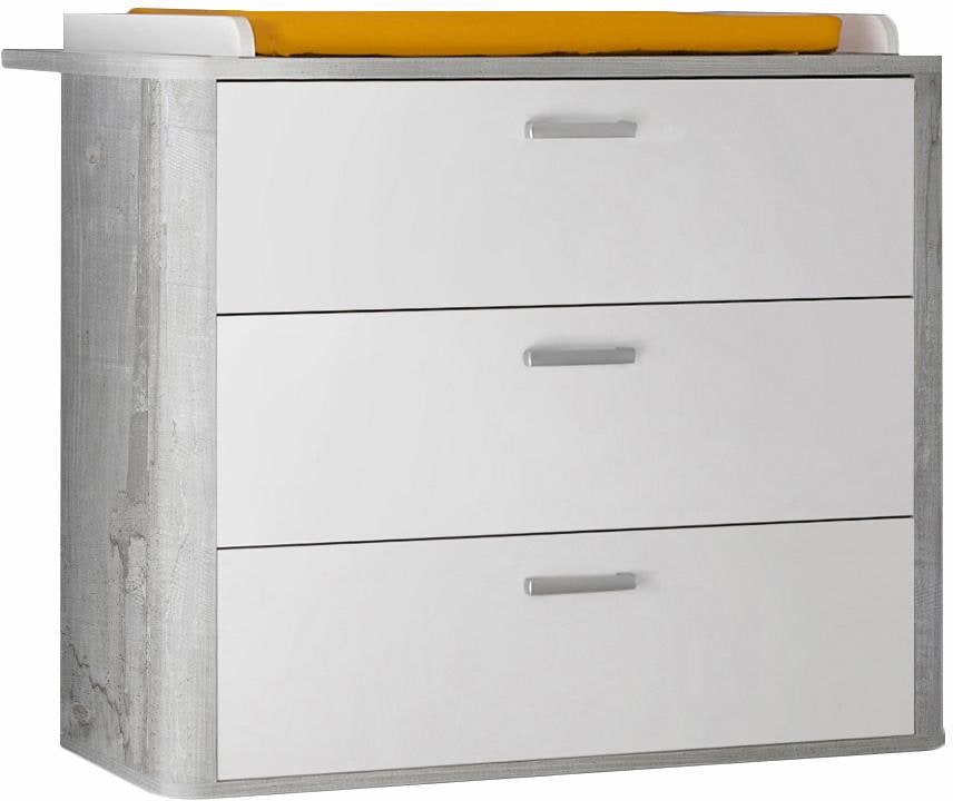 Wickelkommode und Schrank) ♕ Bett, bei Babyzimmer-Komplettset (Set, Mäusbacher »Aarhus«, 3-teilig: