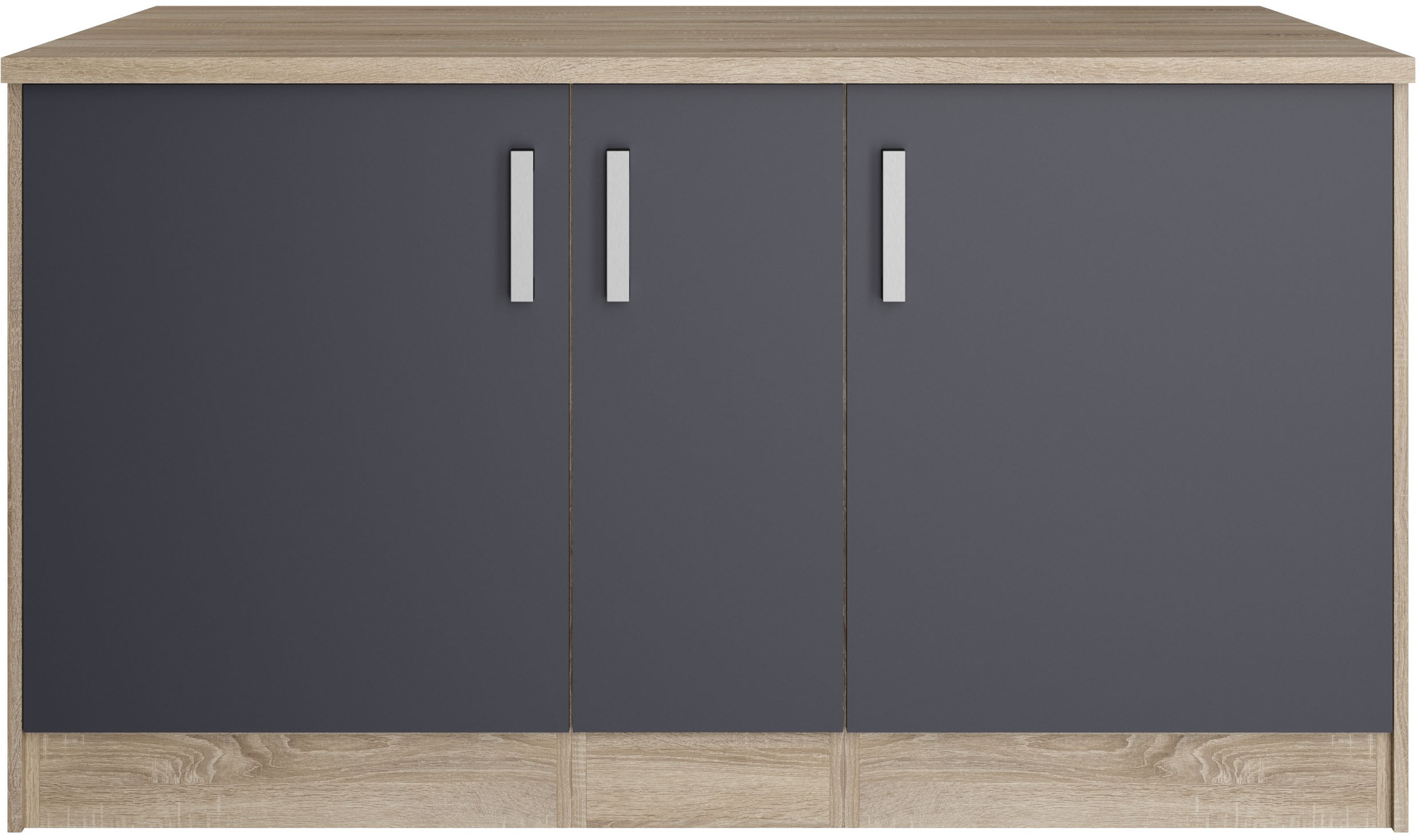 KOCHSTATION Kücheninsel »KS-Toronto«, Breite 153 cm, MDF-Fronten, Flaschenregal