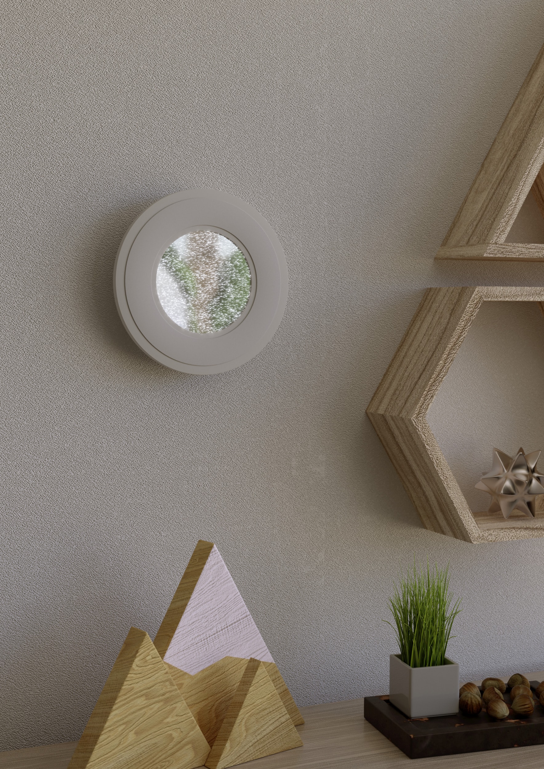 EGLO Wandleuchte »MACCHIONI Wandlampe - Stahl, Kunststoff - LED - 12W - IP20« LED-Modul 1 Stk. Neutralweiß Wandstrahler, Wandspot, Wohnzimmer, Flur, Ø20 x AL4,5 cm