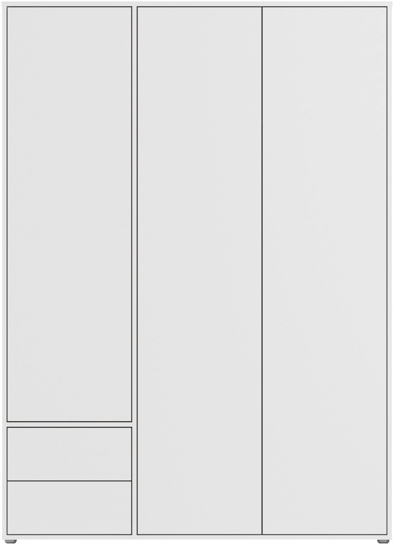 rauch Drehtürenschrank »Kleiderschrank Schrank Garderobe Wäscheschrank NABILA viel Stauraum«, (in 3 verschiedenen Ausstattungen BASIC/CLASSIC/PREMIUM), mit 2 Schubladen und Push-to-Open Funktion TOPSELLER MADE IN GERMANY