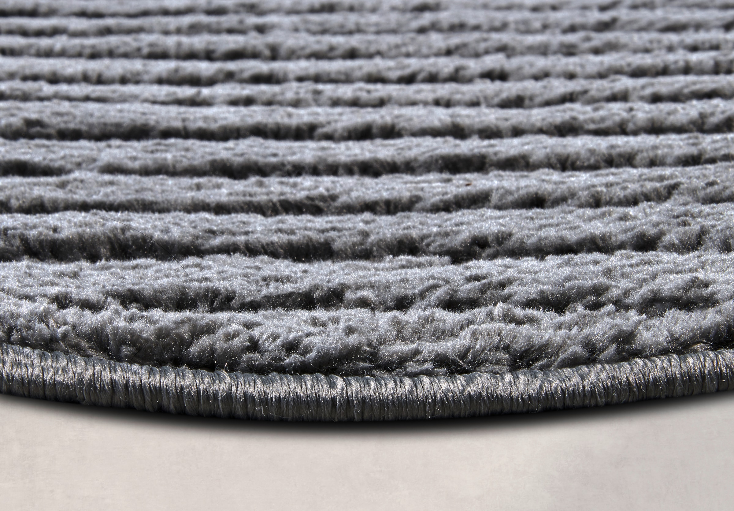 ELLE DECORATION Designteppich »Cosy Panglao, auch als Rundteppich erhältlich«, rechteckig, 14 mm Höhe, uni Kurzflor, Hoch Tief Struktur, modern, Skandi, Boho, Wohnzimmer