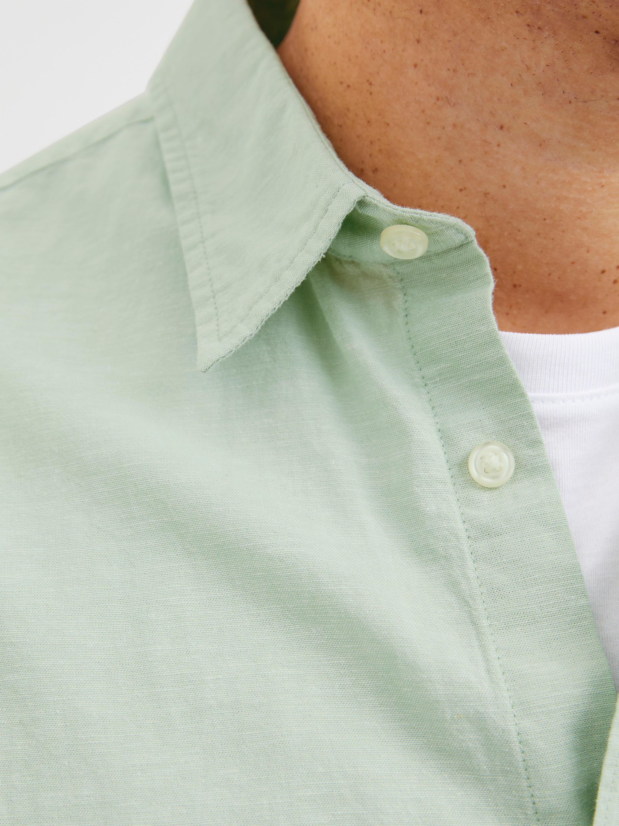 Jack & Jones PlusSize Langarmhemd »JJEBREEZE SHIRT LS SN PLS«, mit Hemdkragen